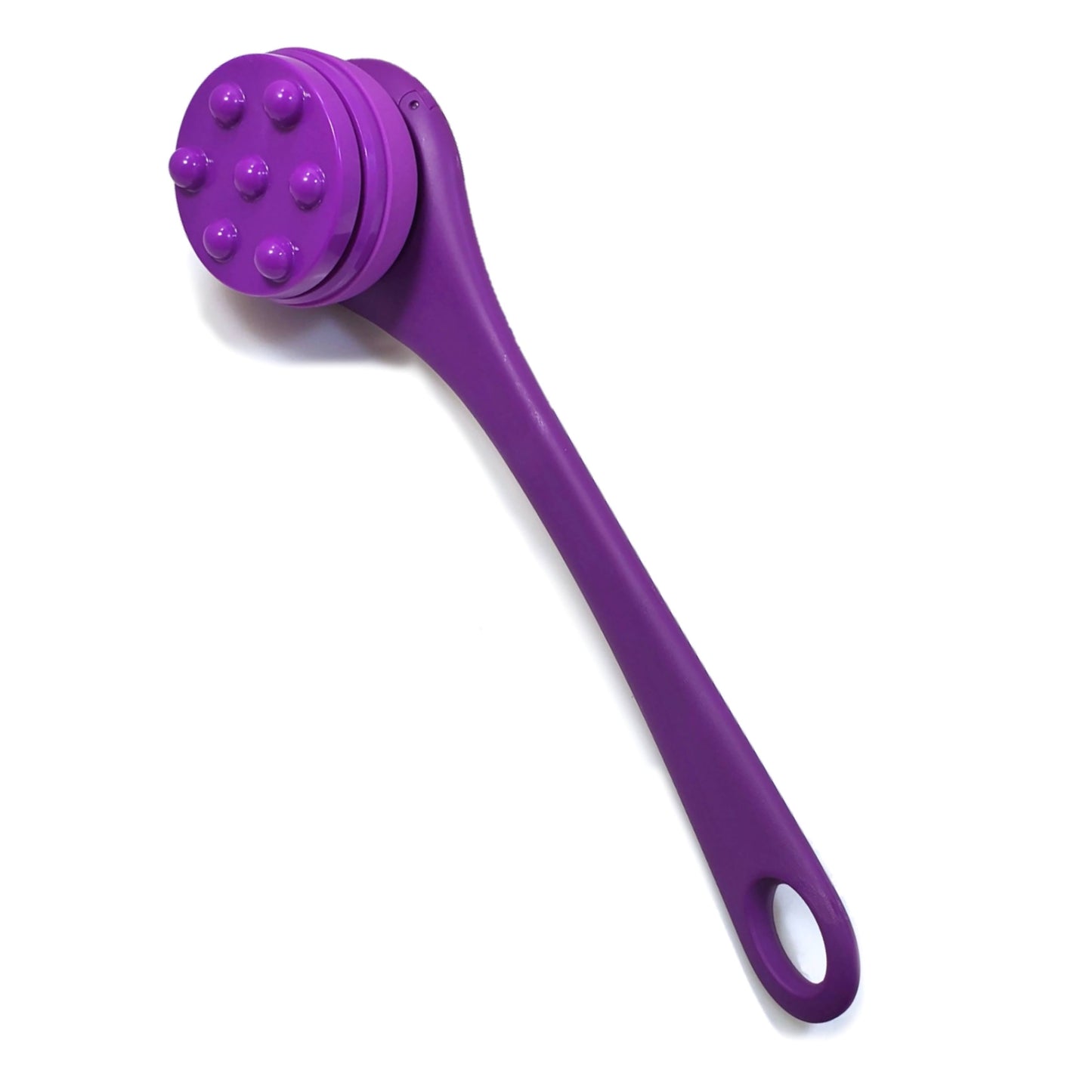 title:Deep Purple Cleansing & Exfoliating Body Brush;color:not applicable