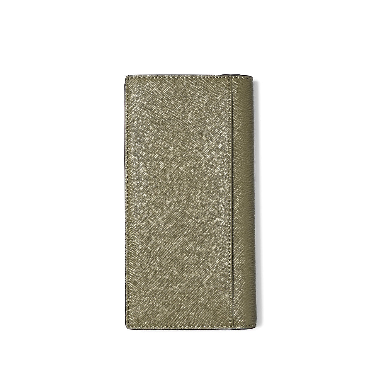 title:Michael Kors Men's Rivington Leather Flap Wallet;color:Olive