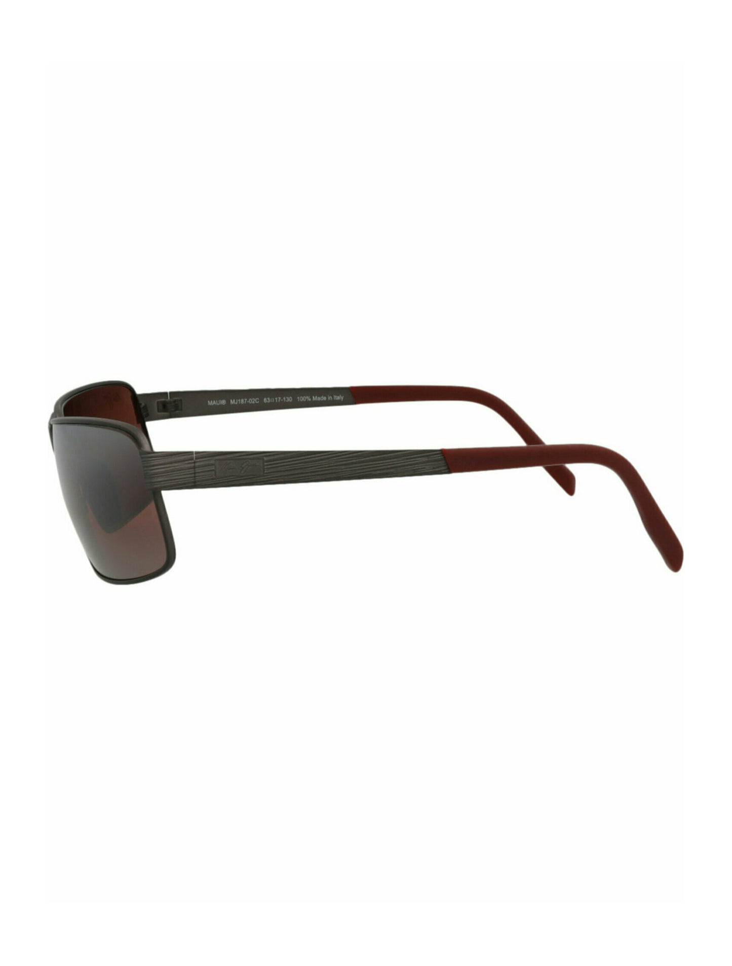 title:Maui Jim Square-Frame Monel Sunglasses;color:Gunmetal Gunmetal Rose