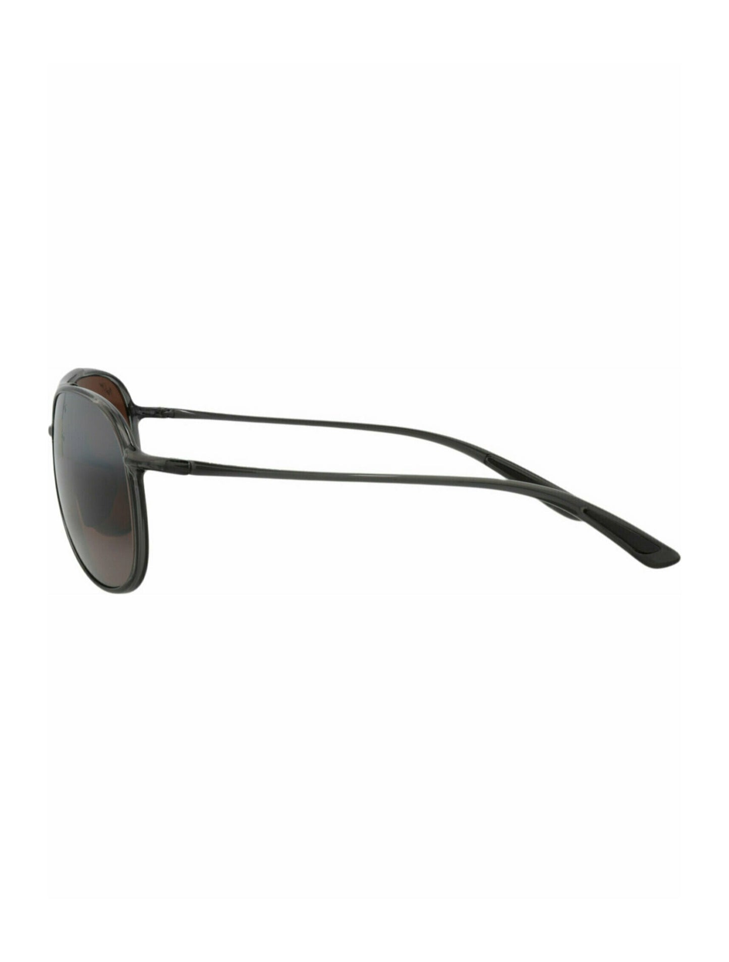 title:Maui Jim Aviator-Frame Nylon Sunglasses;color:Smoke Smoke Rose