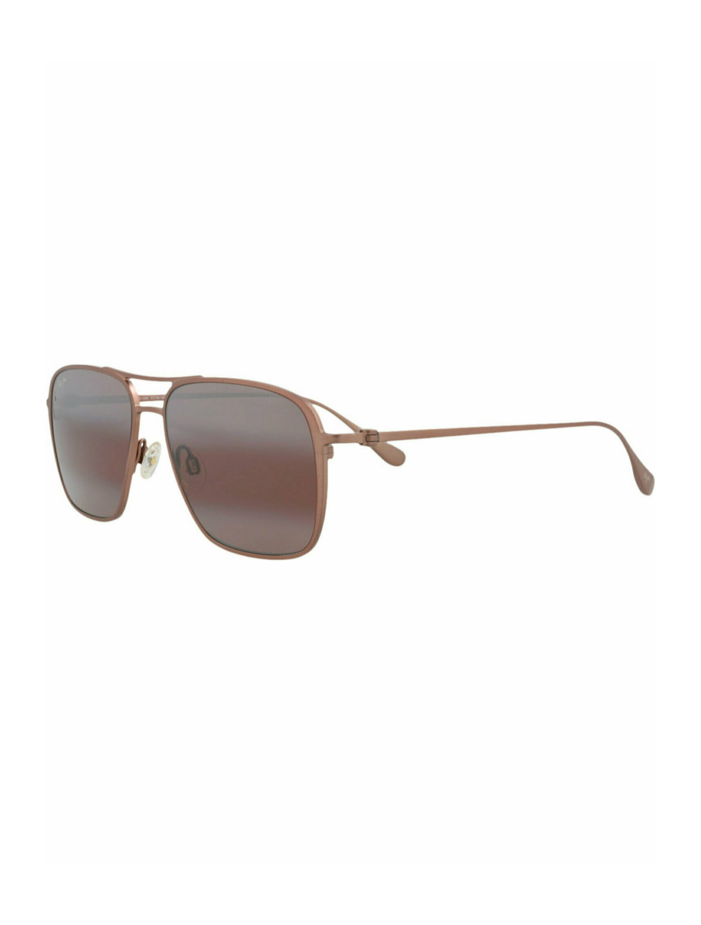 title:Maui Jim Aviator-Frame Titanium Sunglasses;color:Red Red Rose