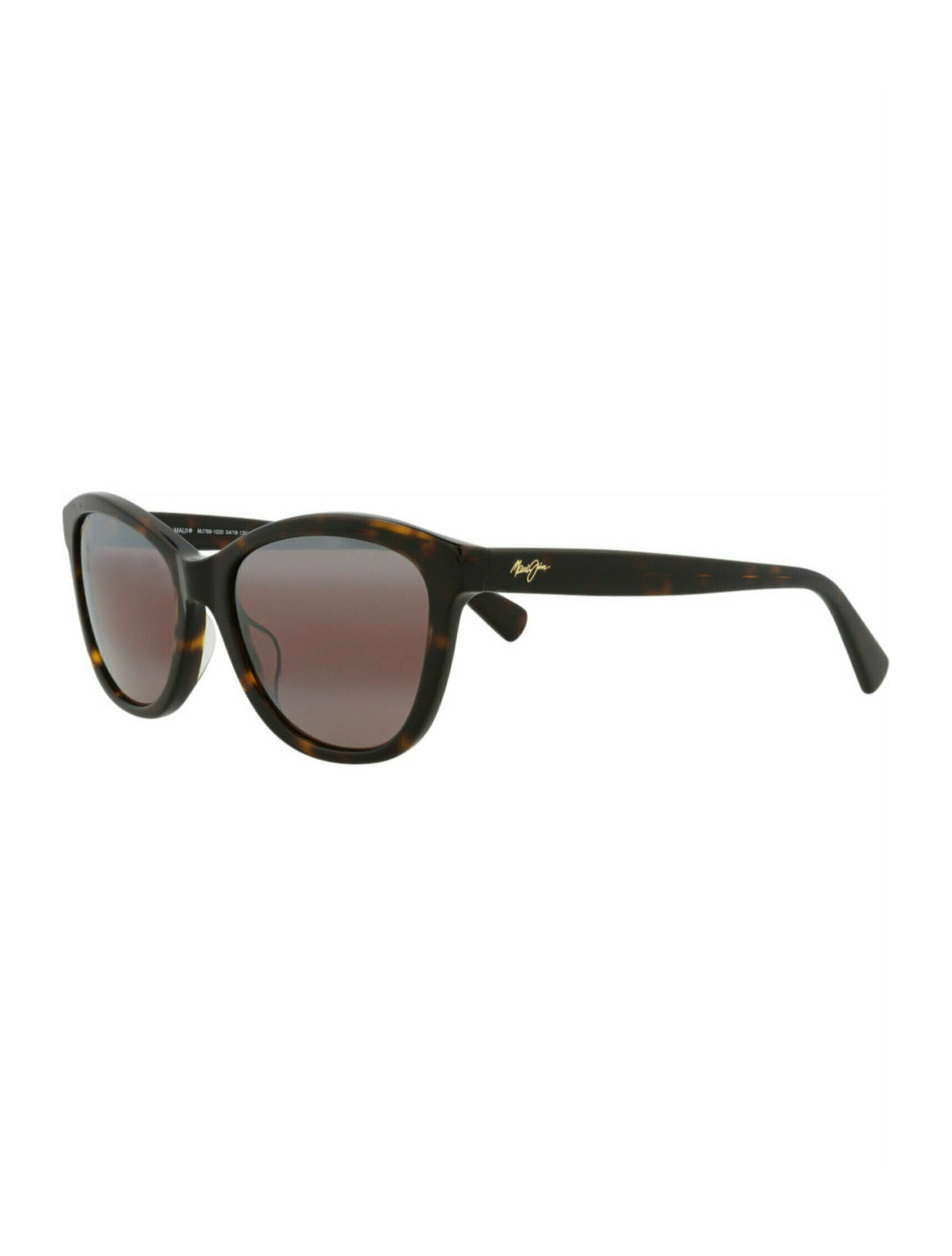 title:Maui Jim Cat Eye-Frame Acetate Sunglasses;color:Tortoise Tortoise Rose