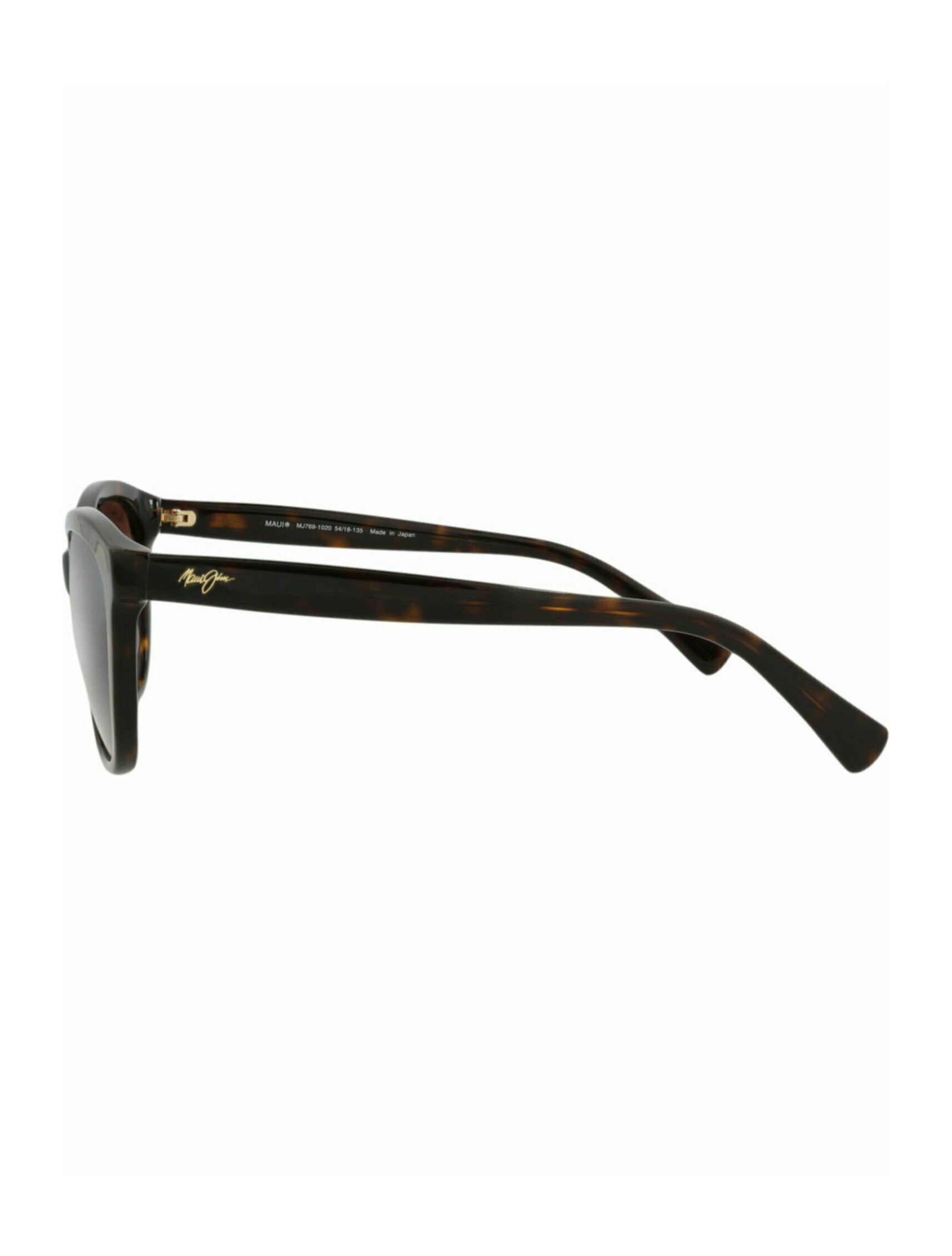 title:Maui Jim Cat Eye-Frame Acetate Sunglasses;color:Tortoise Tortoise Rose