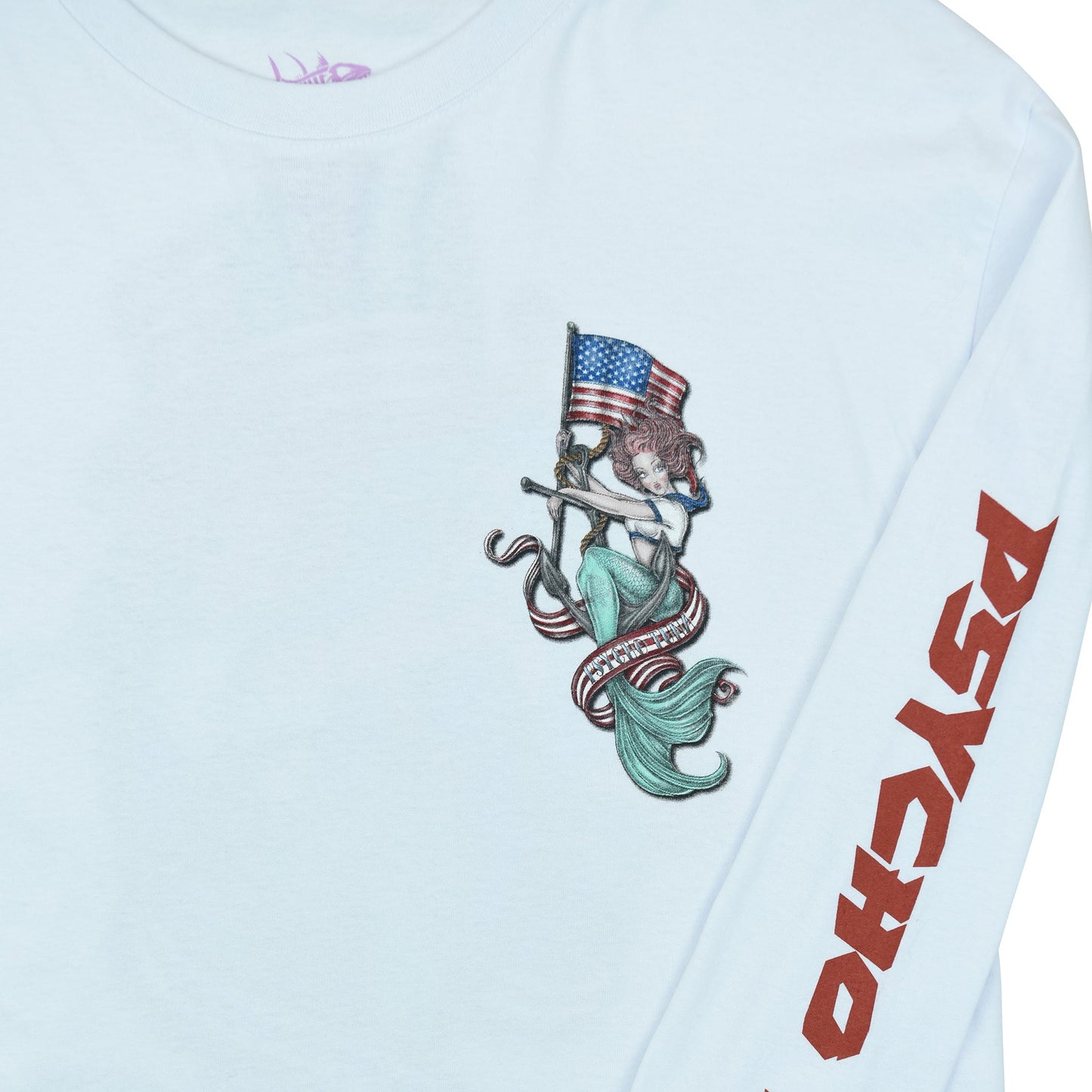 Men's Star Spangled Babe Long Sleeve Graphic Tee