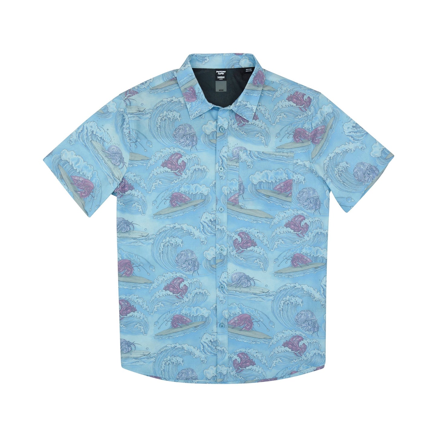 Men's Baja Short Sleeve Button Up Shirt