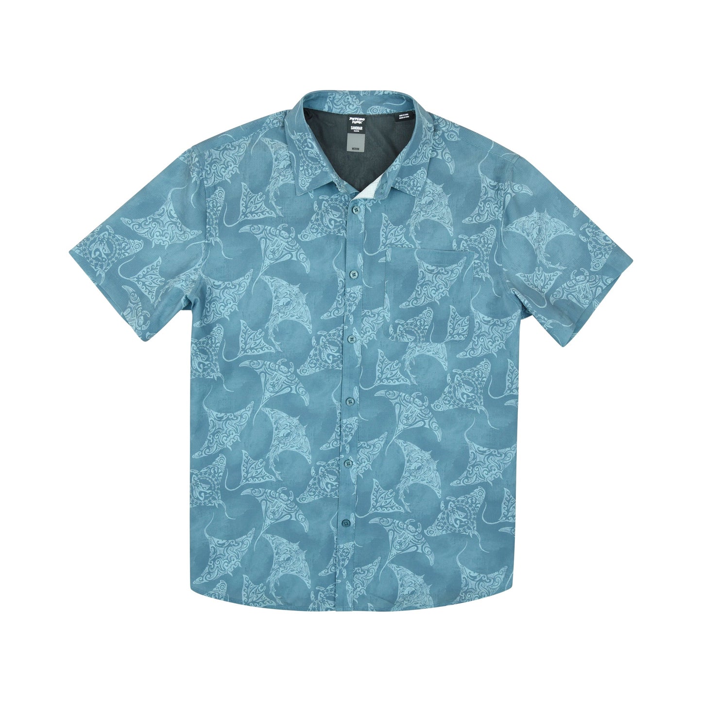 Men's Baja Short Sleeve Button Up Shirt