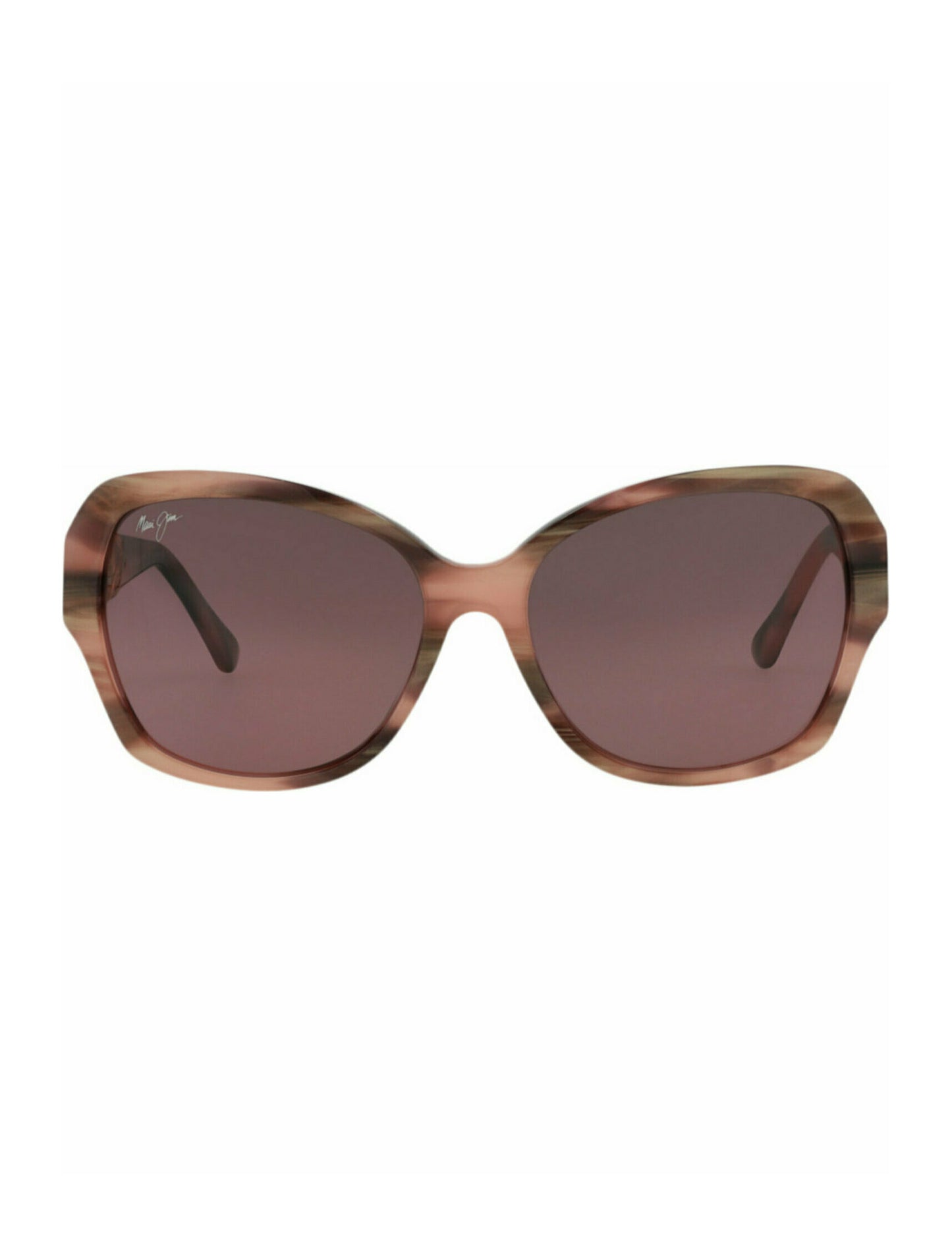 title:Maui Jim Round-Frame Acetate Sunglasses;color:Pink Pink Rose