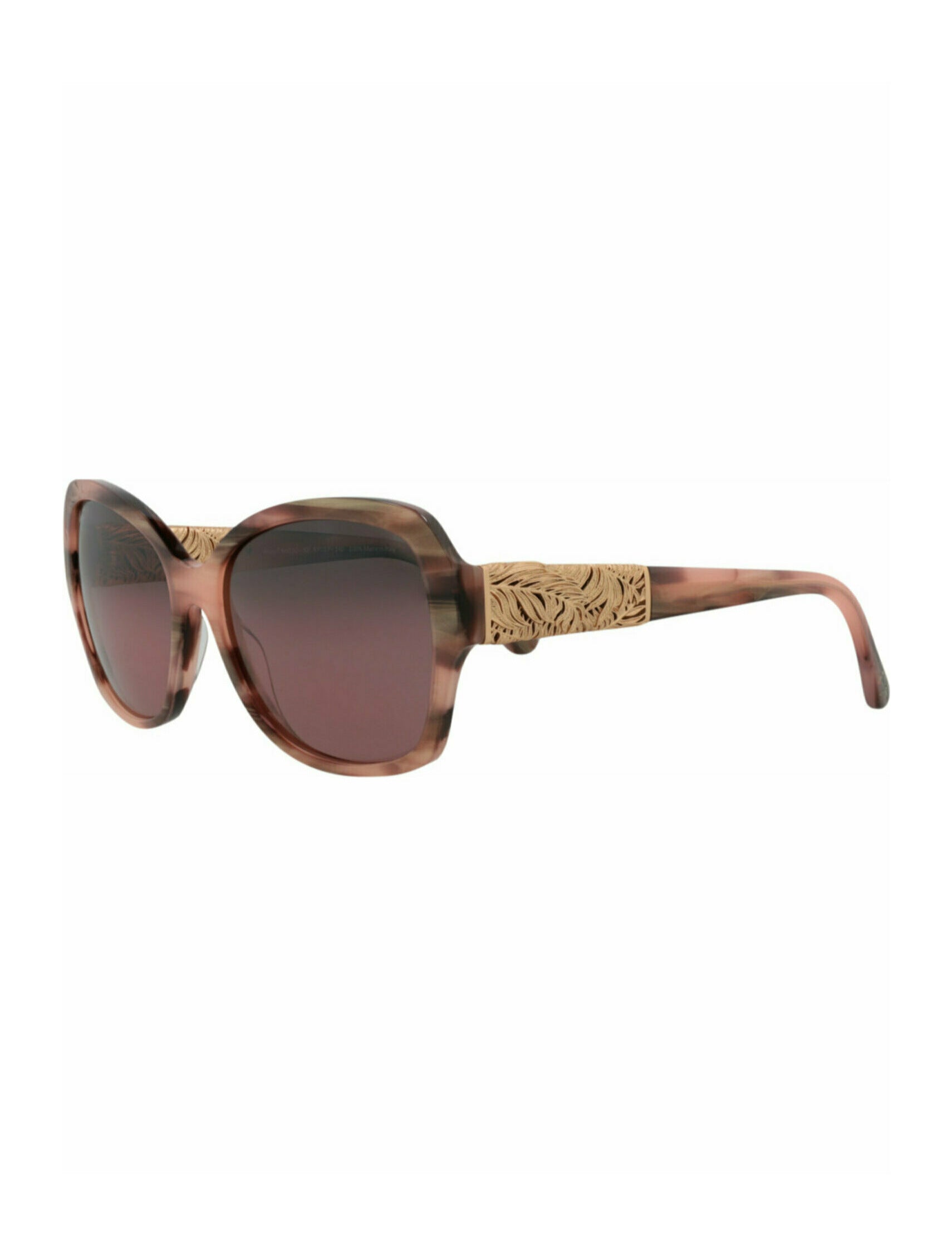 title:Maui Jim Round-Frame Acetate Sunglasses;color:Pink Pink Rose