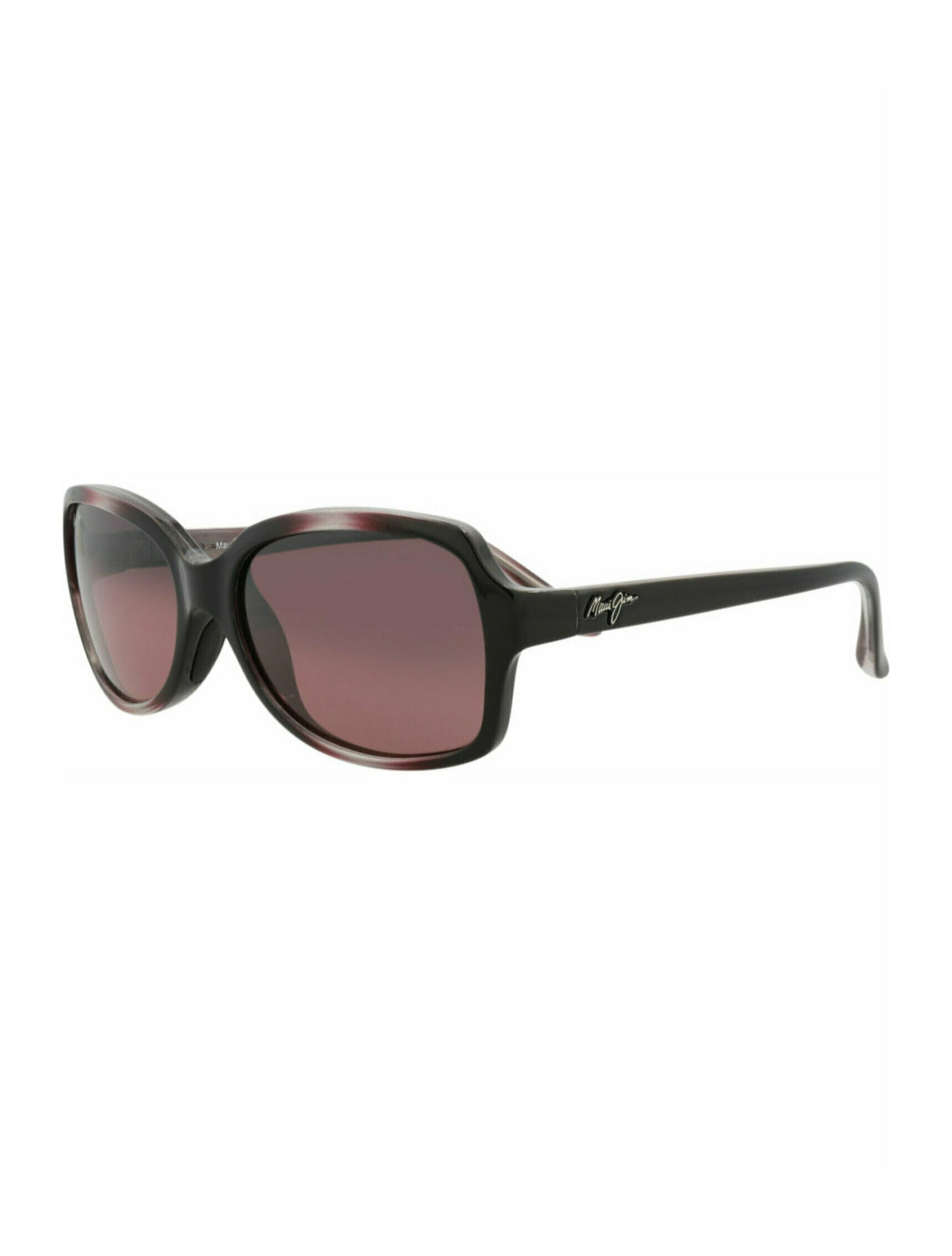 title:Maui Jim Round-Frame Nylon Sunglasses;color:Burgundy Burgundy Rose