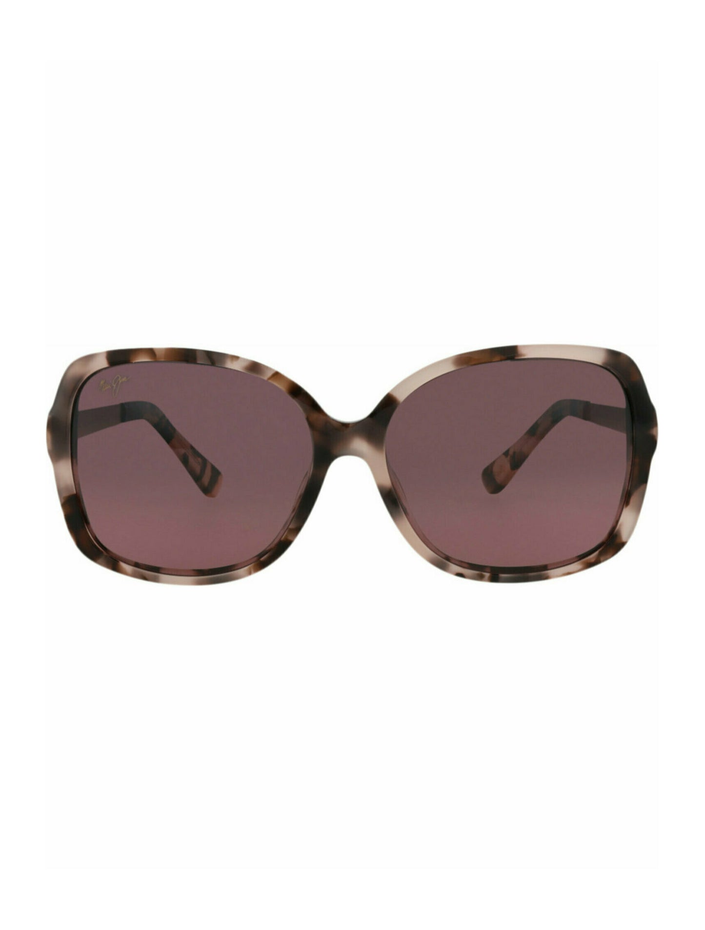 title:Maui Jim Round-Frame Nylon Sunglasses;color:Tortoise Rose Gold Rose