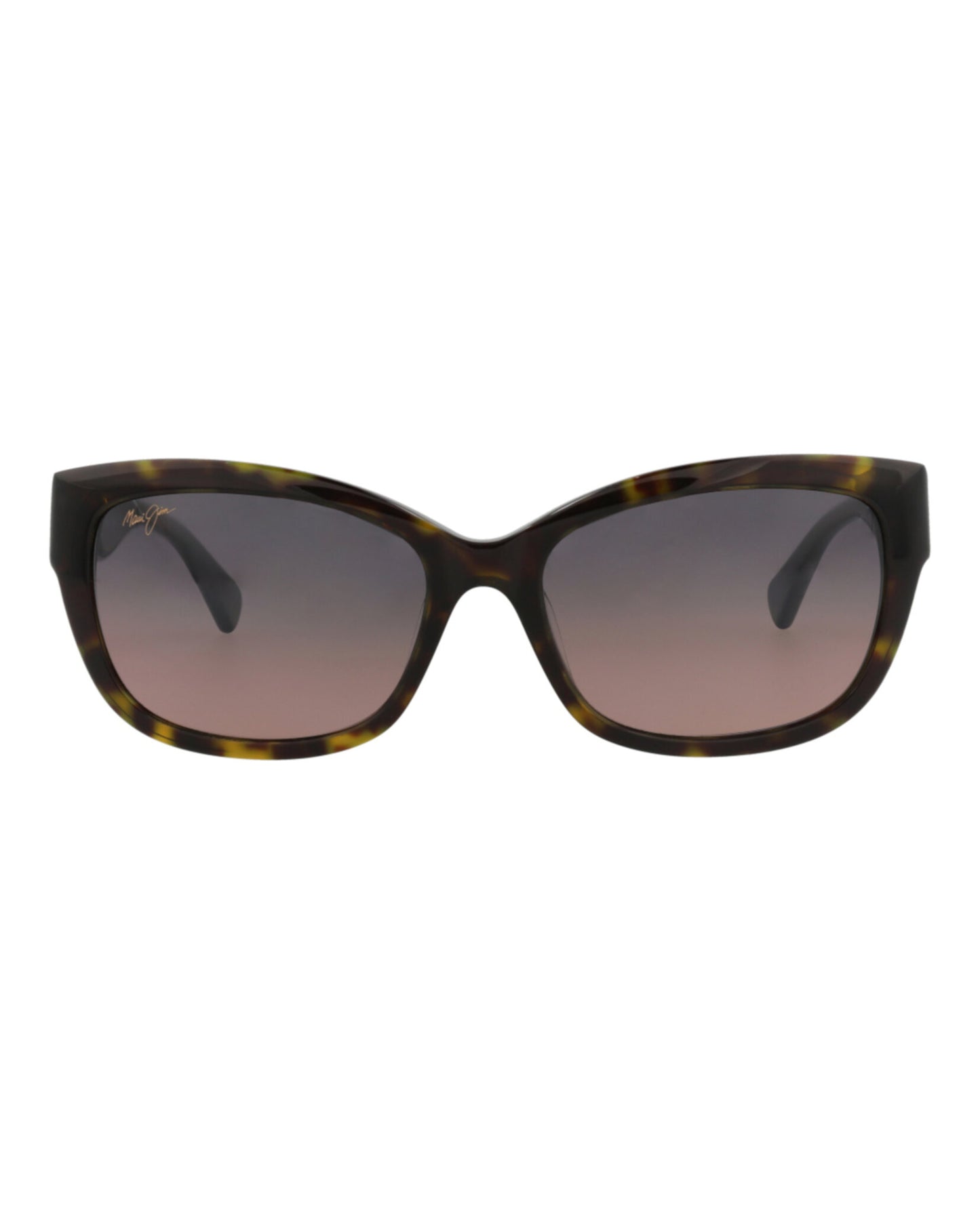 title:Maui Jim Cat Eye-Frame Acetate Sunglasses;color:Tortoise Tortoise Rose