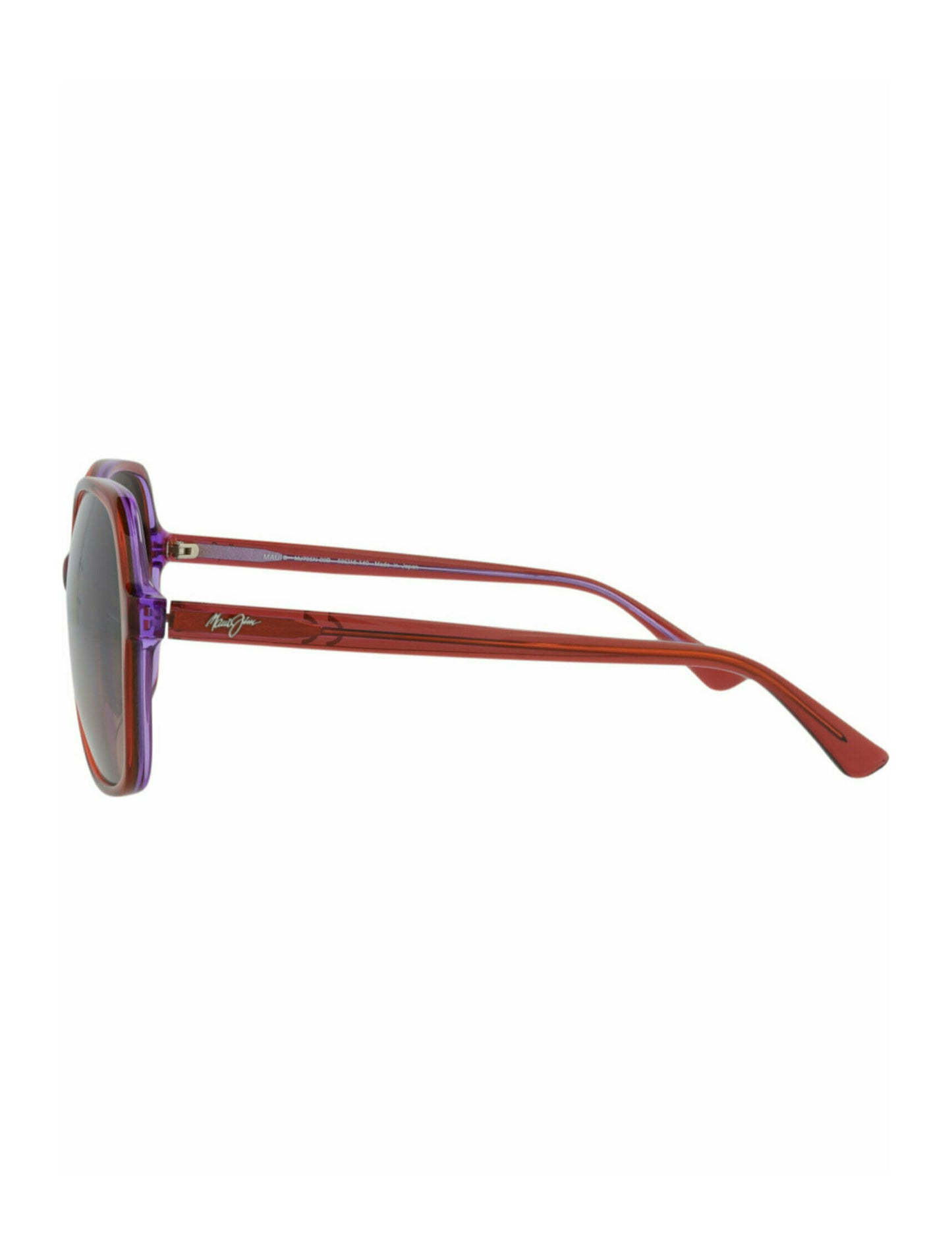 title:Maui Jim Round-Frame Acetate Sunglasses;color:Pink Pink Rose