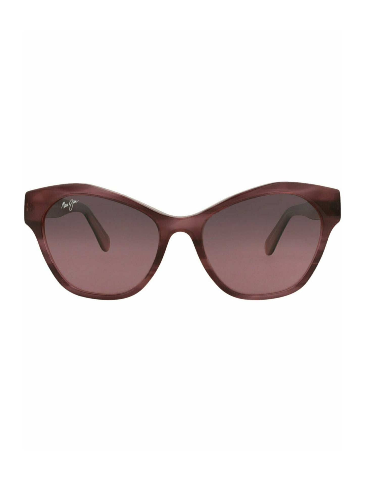 title:Maui Jim Cat Eye-Frame Acetate Sunglasses;color:Plum Plum Rose