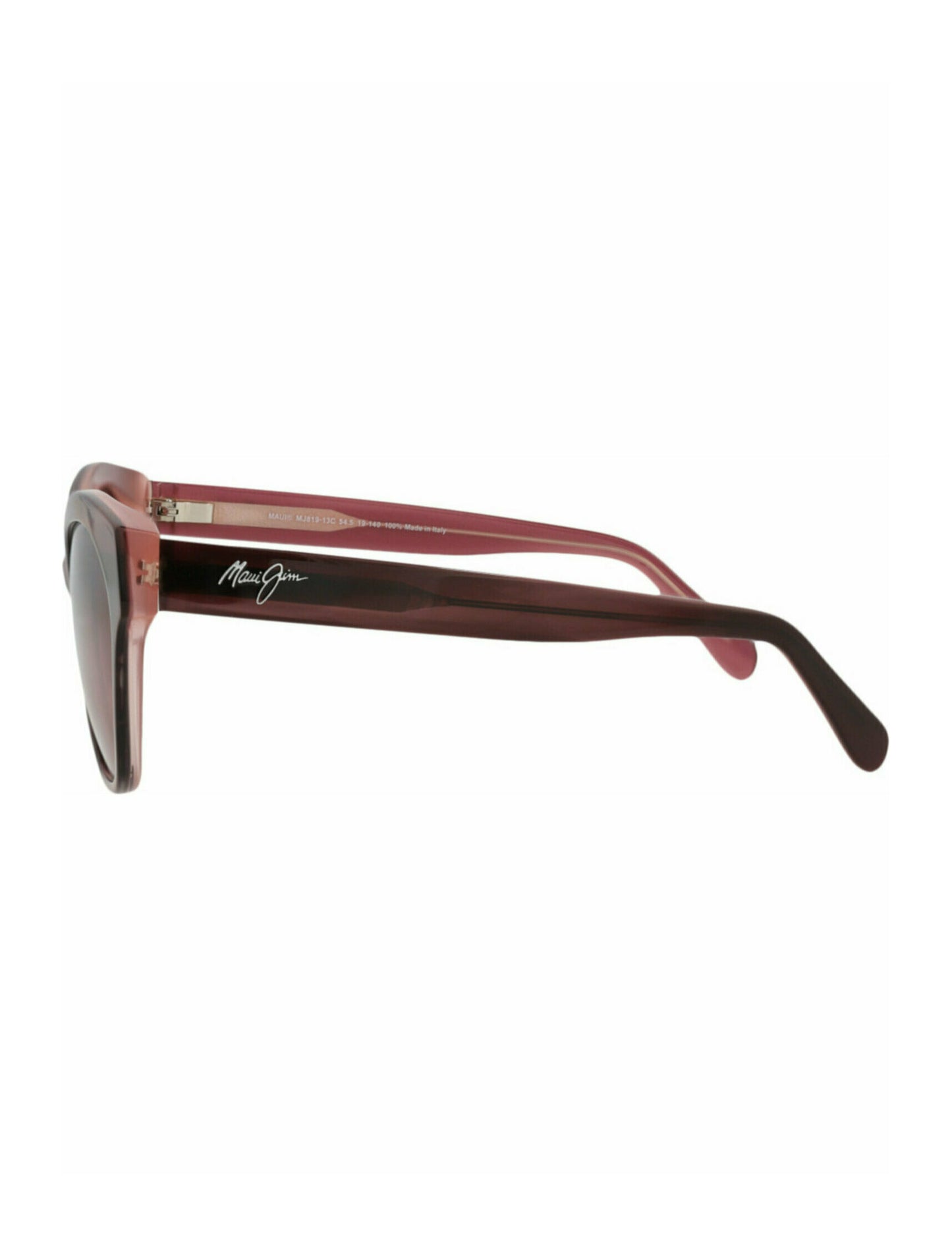 title:Maui Jim Cat Eye-Frame Acetate Sunglasses;color:Plum Plum Rose