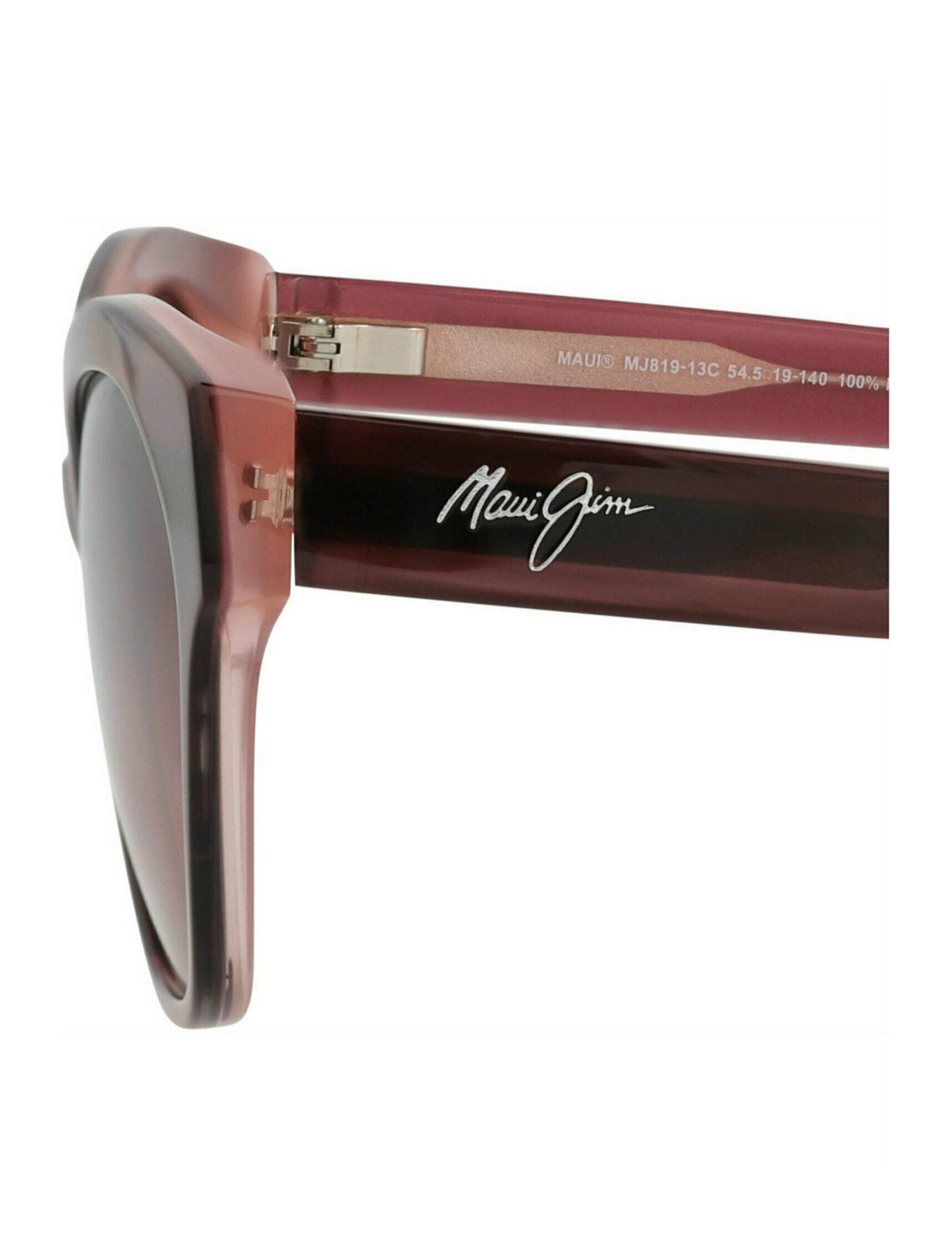 title:Maui Jim Cat Eye-Frame Acetate Sunglasses;color:Plum Plum Rose