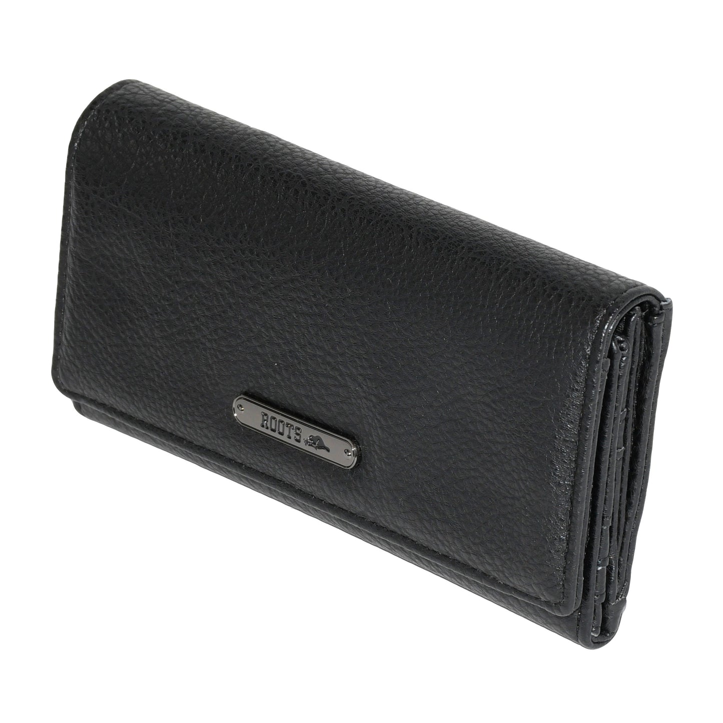 Roots Ladies Slim Trifold Clutch Wallet