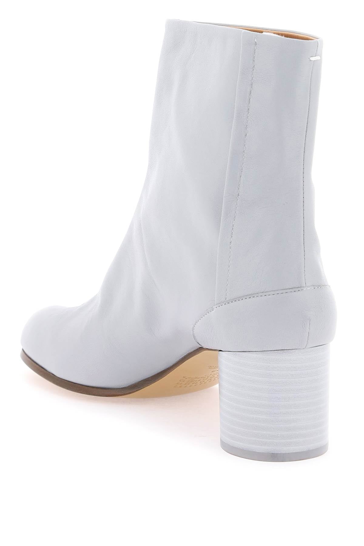 Maison Margiela Leather Tabi Ankle Boots