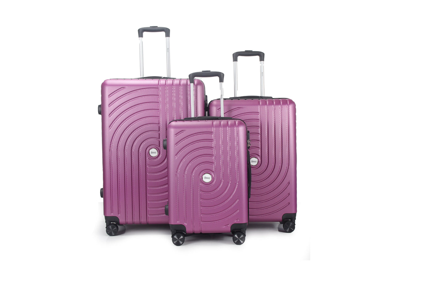 Sally ABS Hard shell Lightweight 360 Dual Spinning Wheels Combo Lock 28" 24", 20" 3 Piece Luggage Set