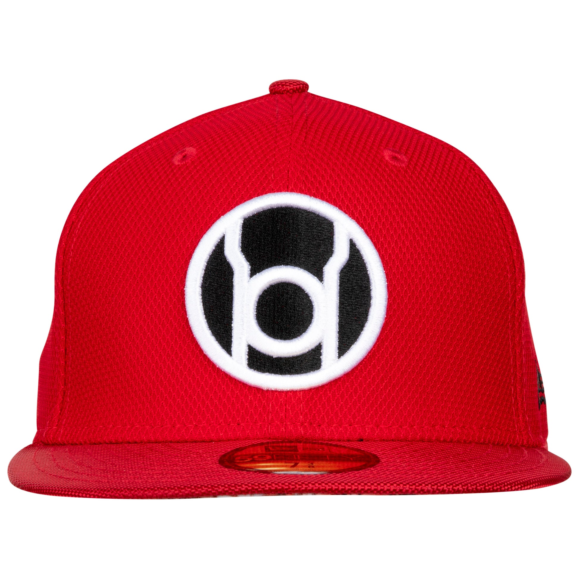 title:Red Lantern Symbol Armor New Era 59Fifty Fitted Hat;color:Red