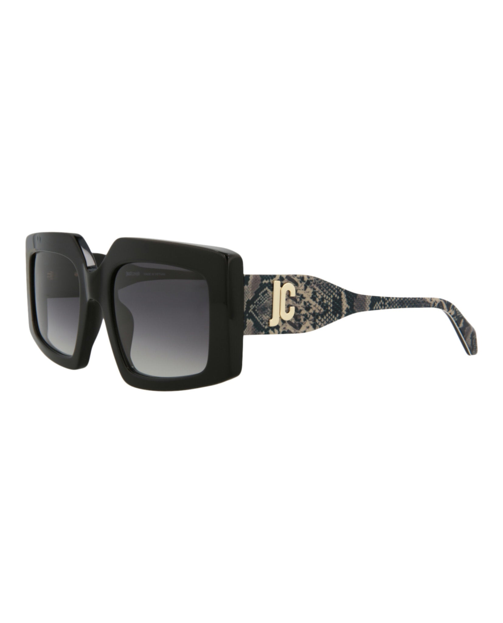 title:Just Cavalli Core Sunglasses  Style # SJC020K;color:Black Black Smoke