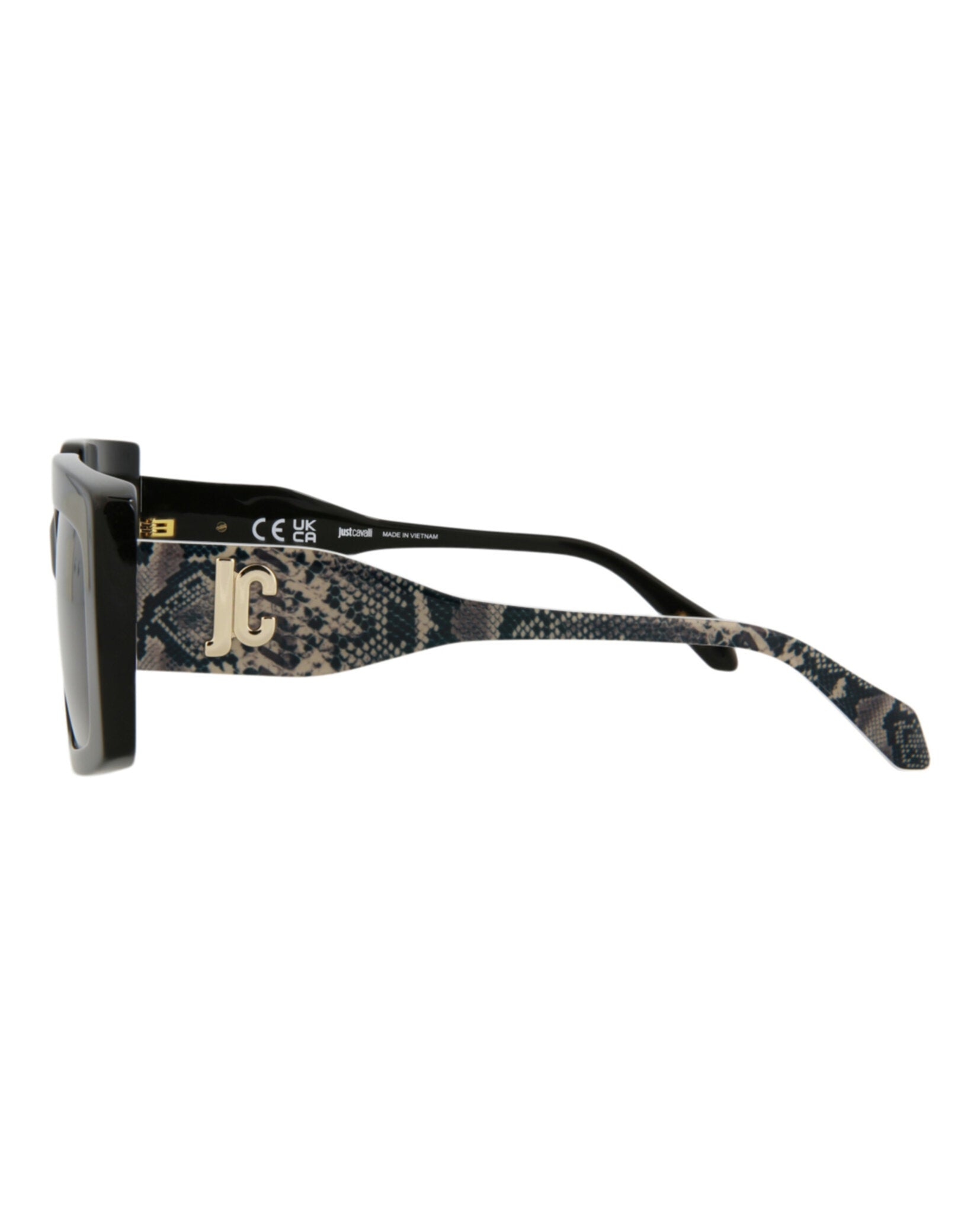 title:Just Cavalli Core Sunglasses  Style # SJC020K;color:Black Black Smoke