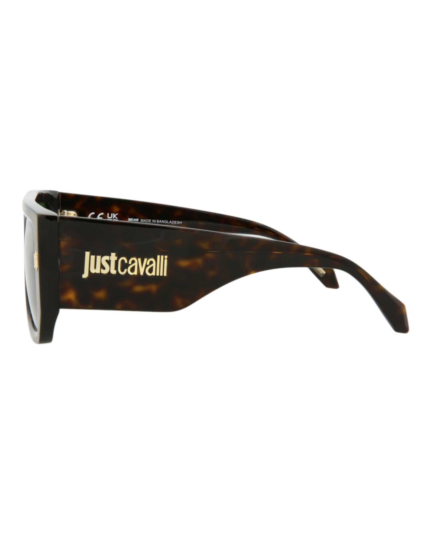 title:Just Cavalli Core Sunglasses Style # Style #SJC022K;color:Dark Havana Dark Havana Green