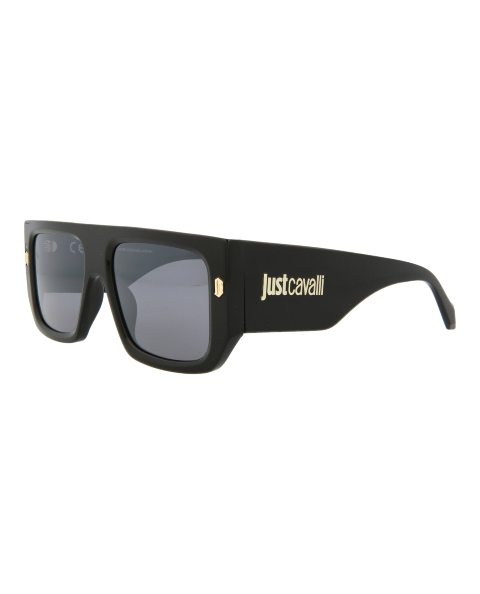 title:Just Cavalli Core Sunglasses Style # Style #SJC022K;color:Black Black Smoke