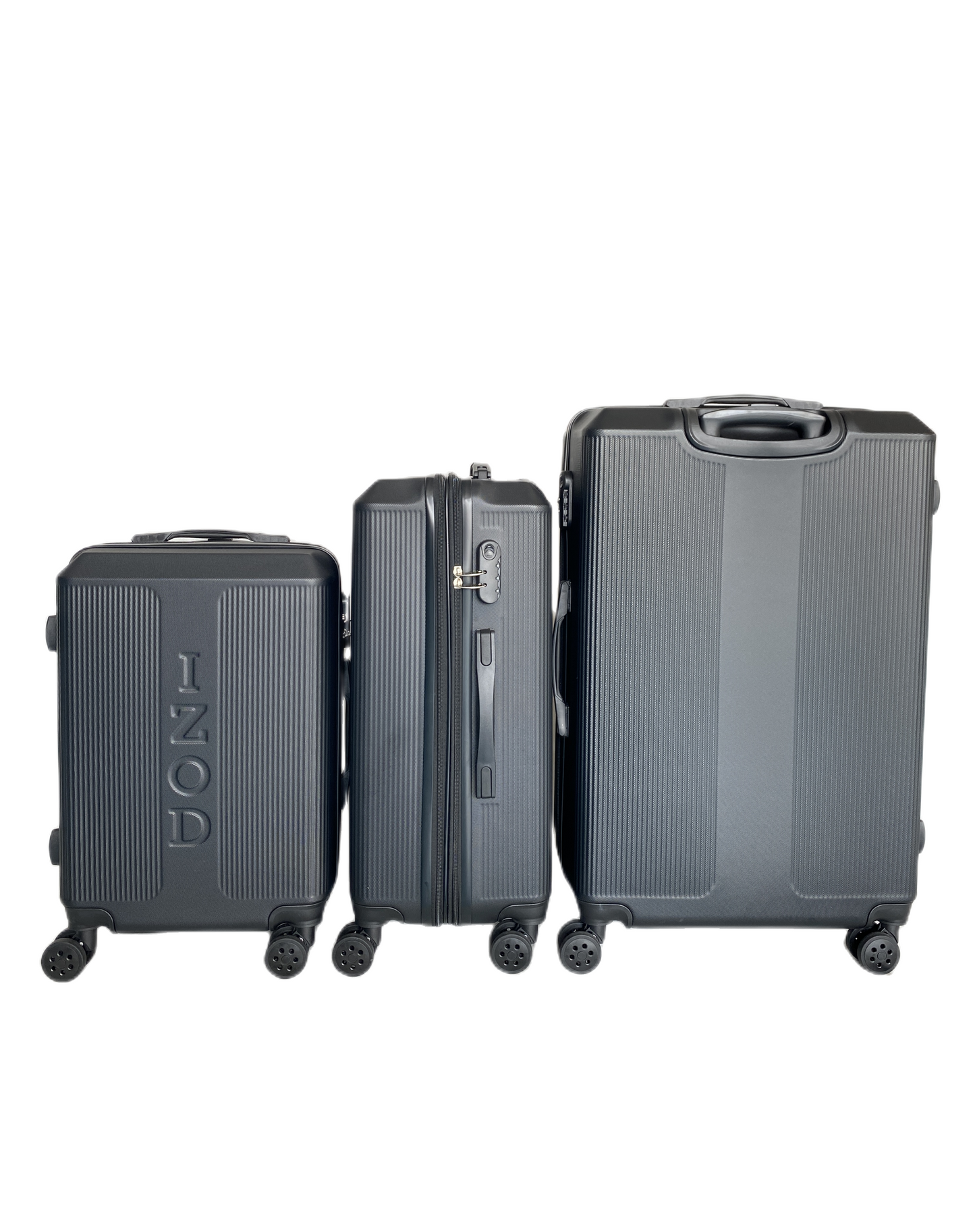 IZOD Skye Expandable ABS Hard shell Lightweight 360 Dual Spinning Wheels Combo Lock 28", 24", 20" 3 Piece Luggage Set