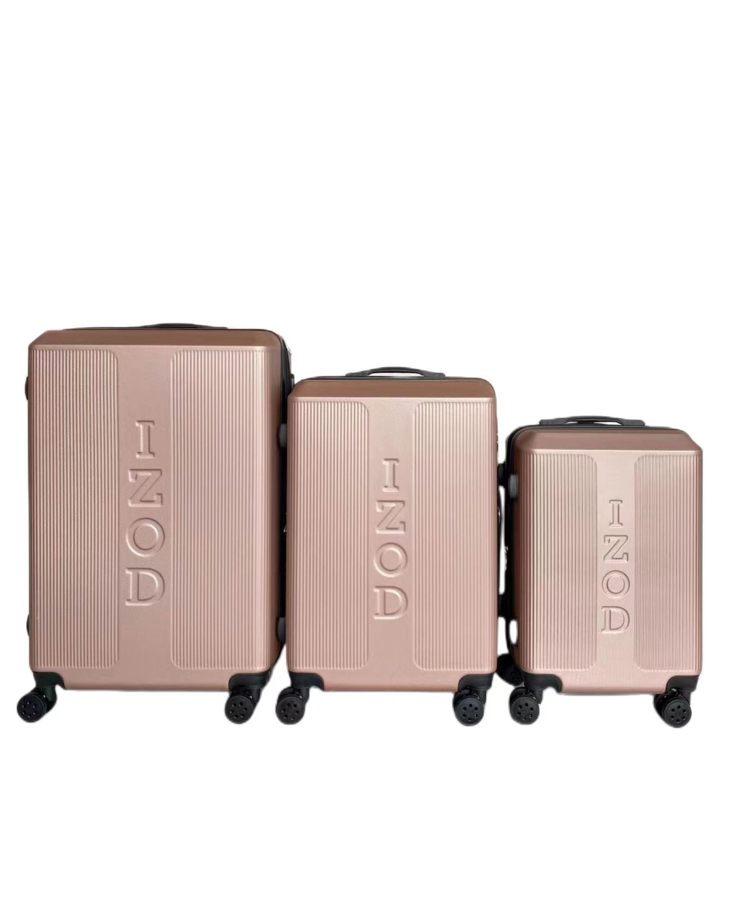 IZOD Skye Expandable ABS Hard shell Lightweight 360 Dual Spinning Wheels Combo Lock 28", 24", 20" 3 Piece Luggage Set