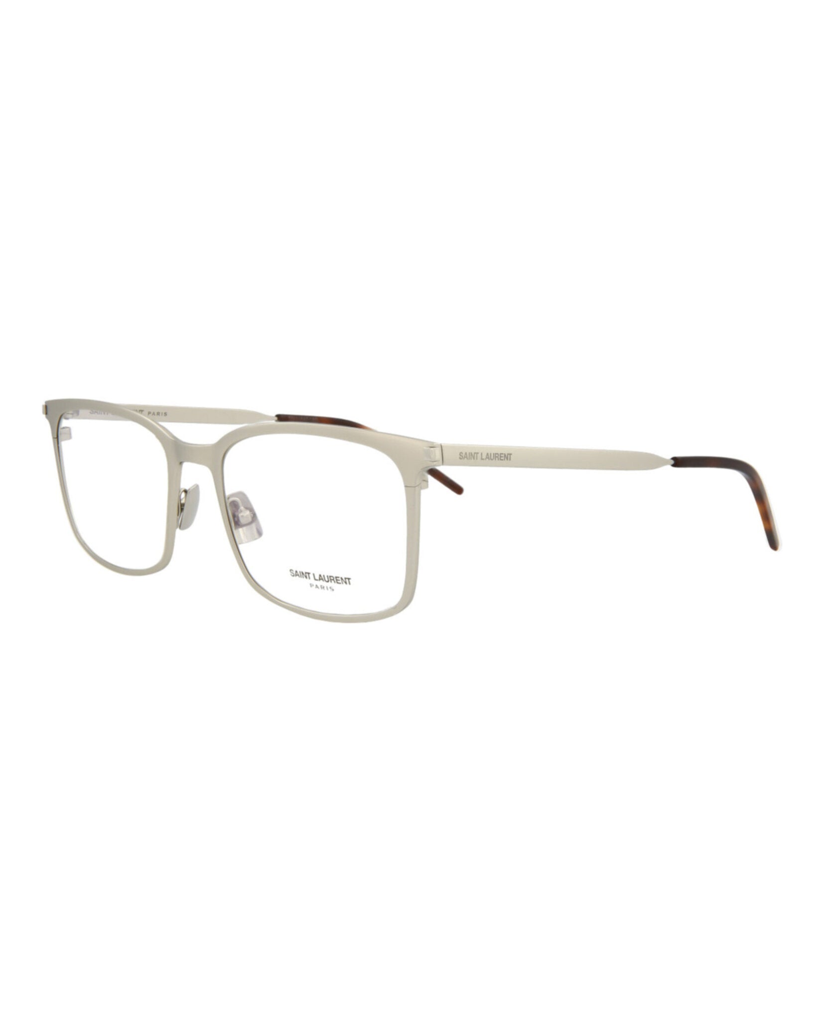 title:Saint Laurent Fashion Optical, style # SL265-30006101006;color:Silver Silver Transparent