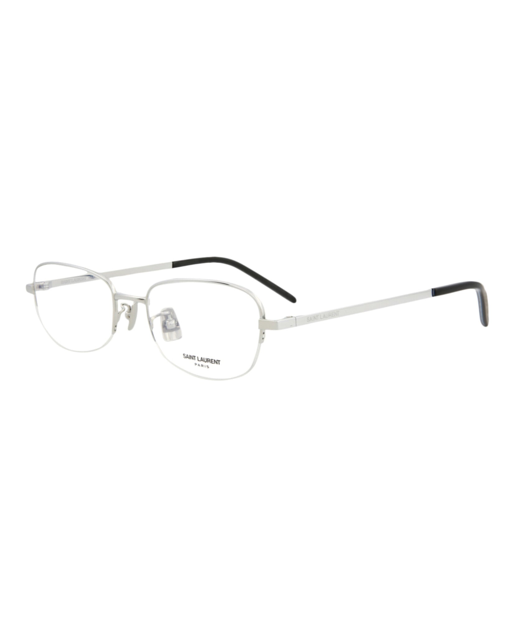 title:Saint Laurent Novelty Optical, style # SL359T-30008522001;color:Silver Silver Transparent