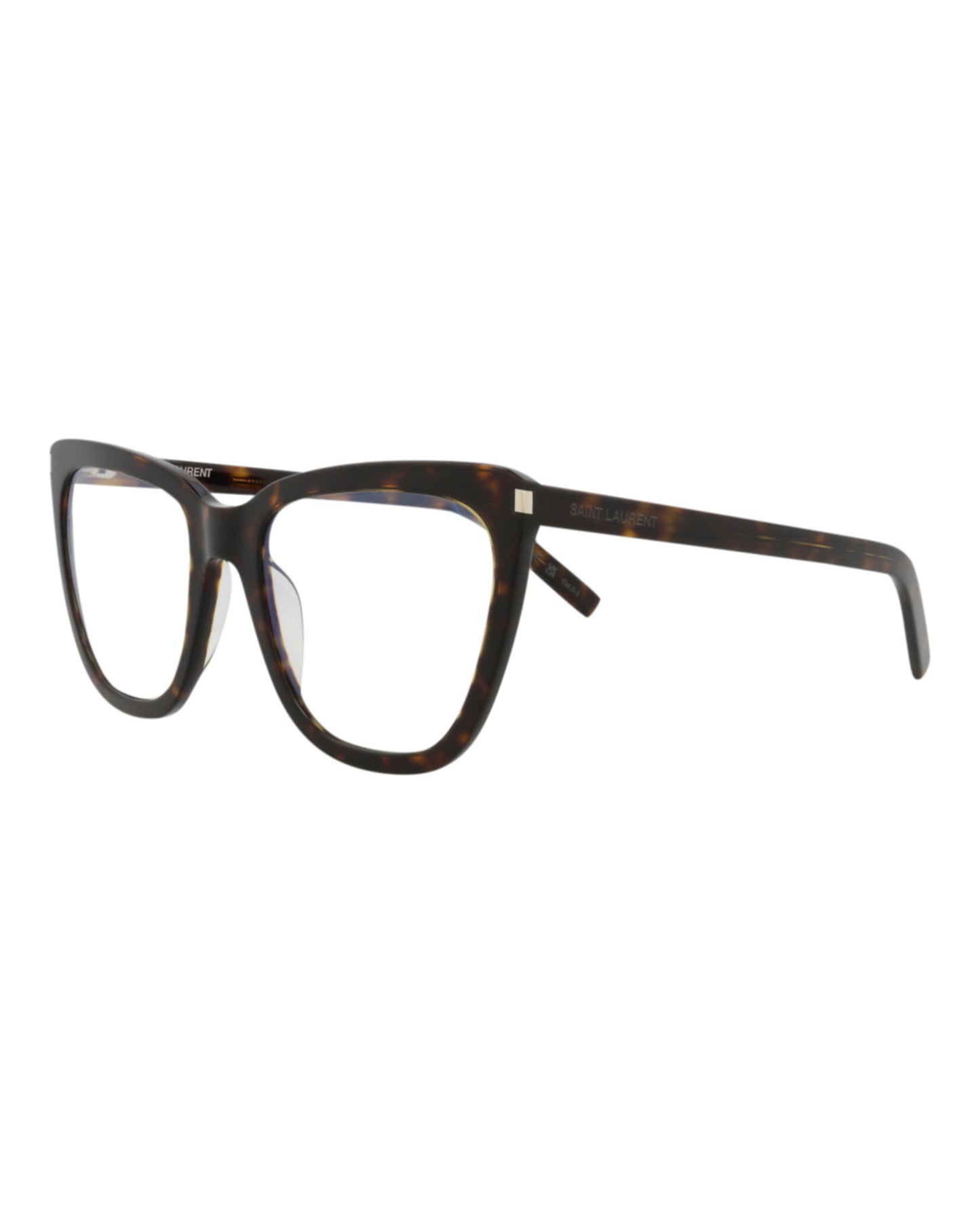 title:Saint Laurent Cat Eye-Frame Acetate Sunglasses;color:Havana Havana Transparent