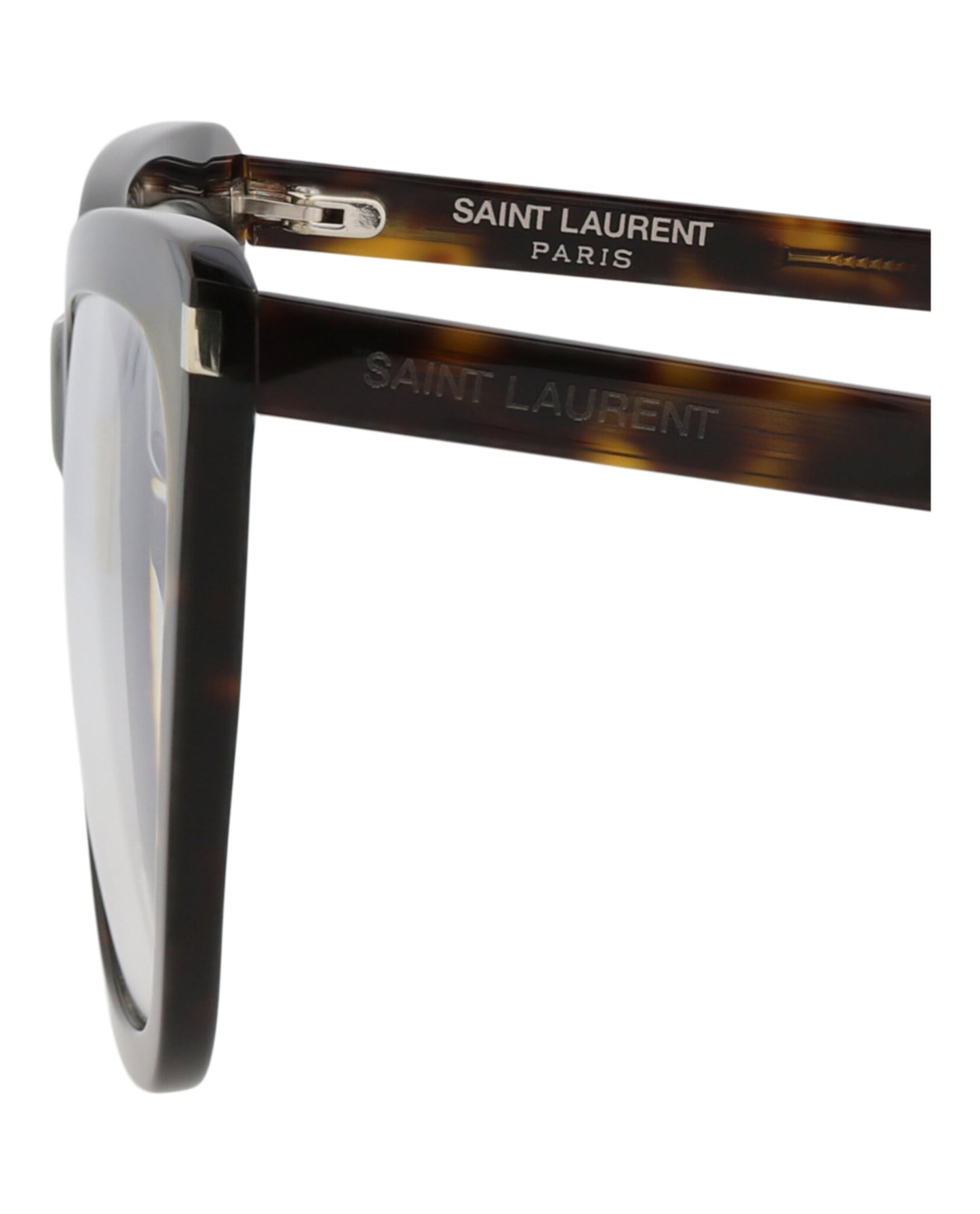 title:Saint Laurent Cat Eye-Frame Acetate Sunglasses;color:Havana Havana Transparent