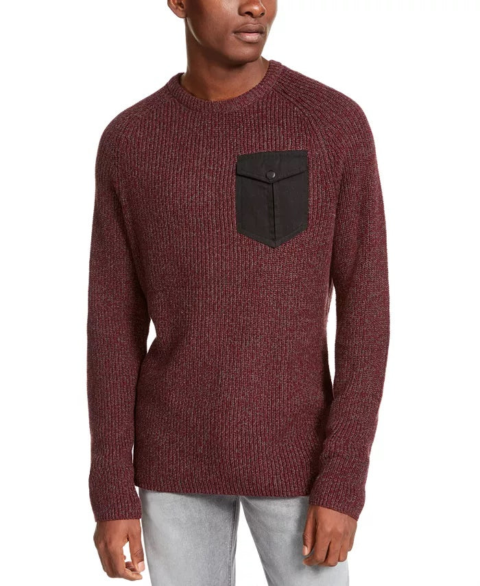 American Rag Men's Knit Crew Neck Sweater Red Size XX-Large