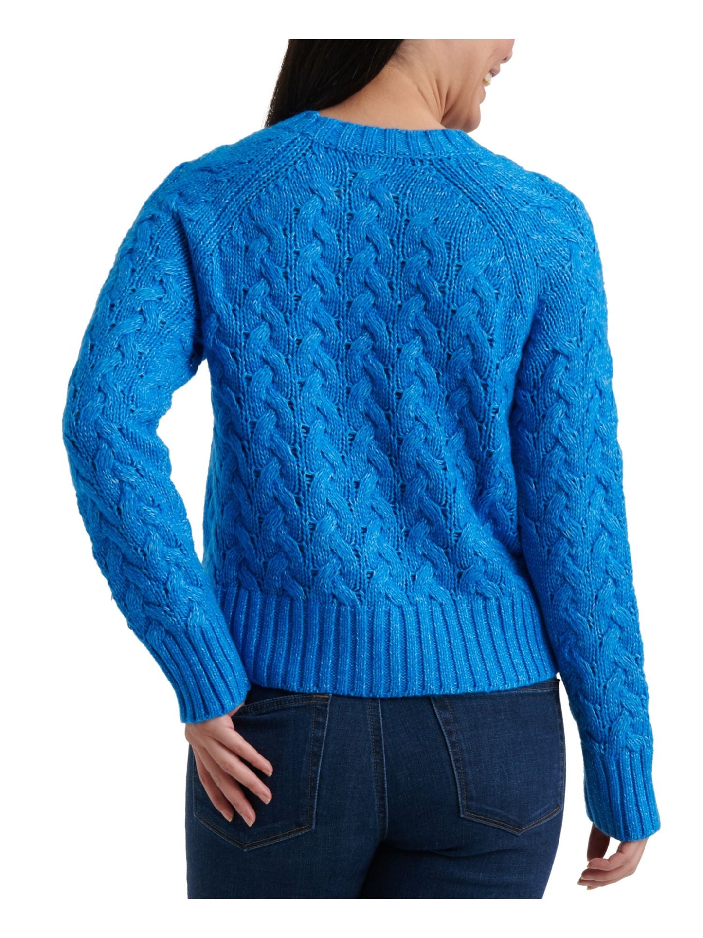 Lucky Brand Women's Long Sleeve Sweater Blue Size X-Small