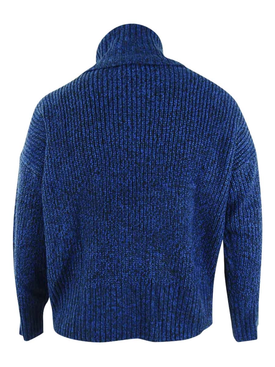 Sanctuary Women's the Roll Neck Sweater Blue Size Large