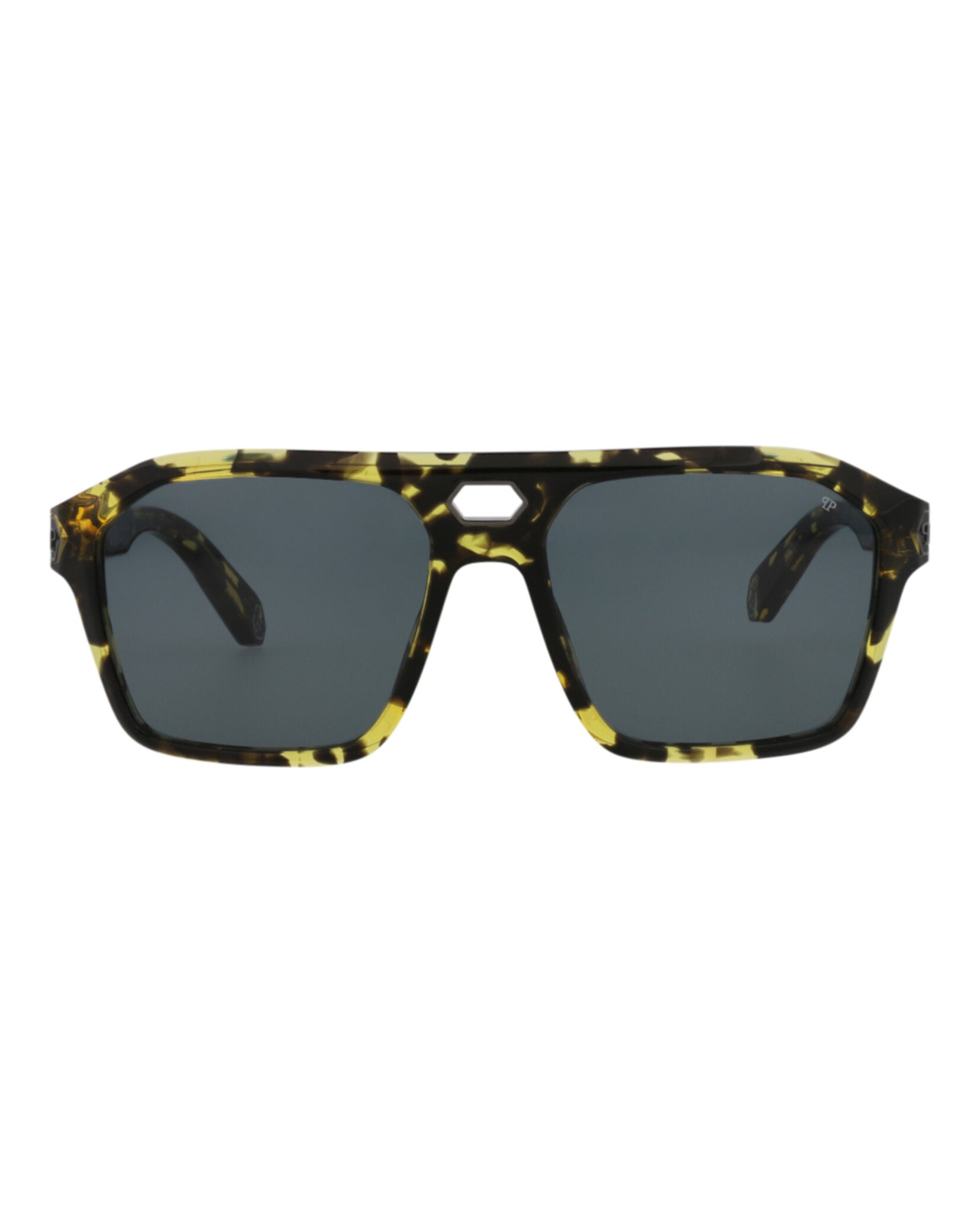 title:Philipp Plein Novelty Sunglasses Style #SPP072M-570709;color:Havana Smoke