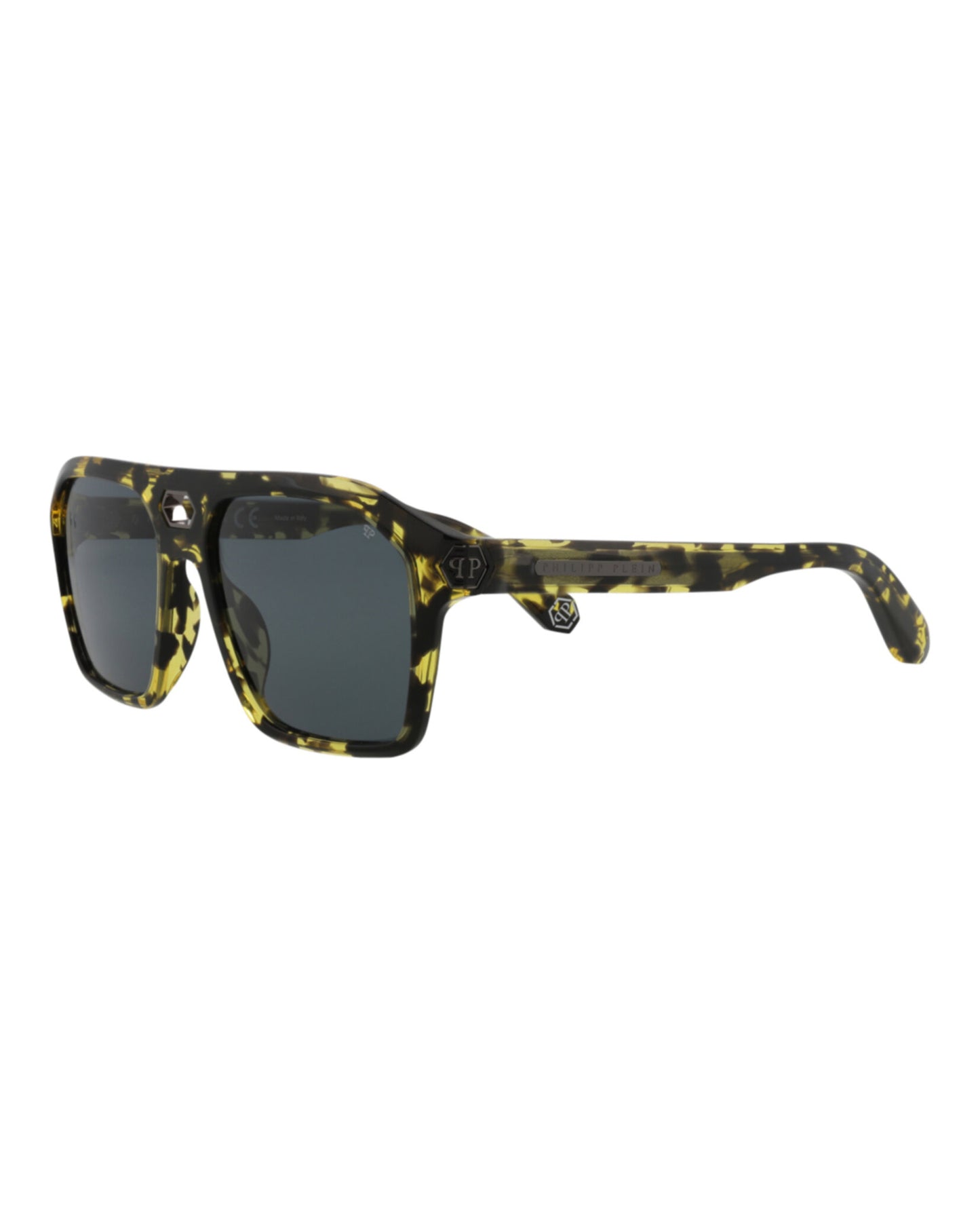 title:Philipp Plein Novelty Sunglasses Style #SPP072M-570709;color:Havana Smoke