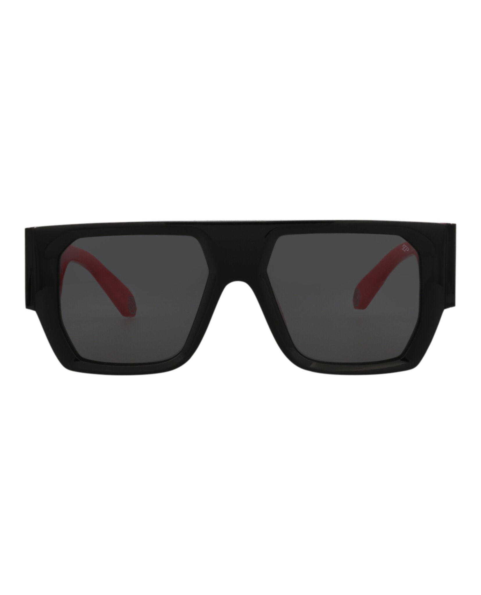 title:Philipp Plein Novelty Sunglasses Style #SPP094M-54700F;color:Black Pink Smoke