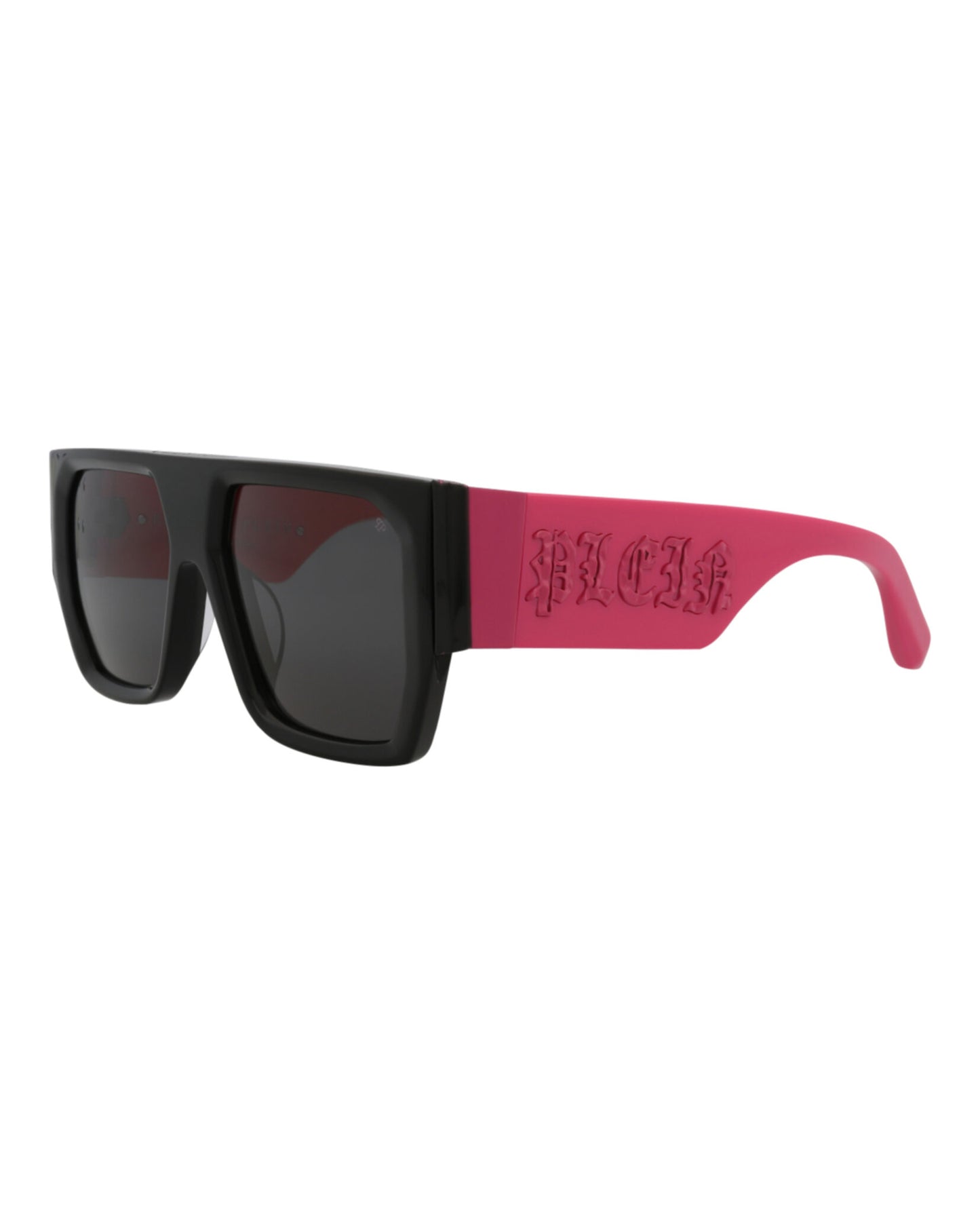 title:Philipp Plein Novelty Sunglasses Style #SPP094M-54700F;color:Black Pink Smoke