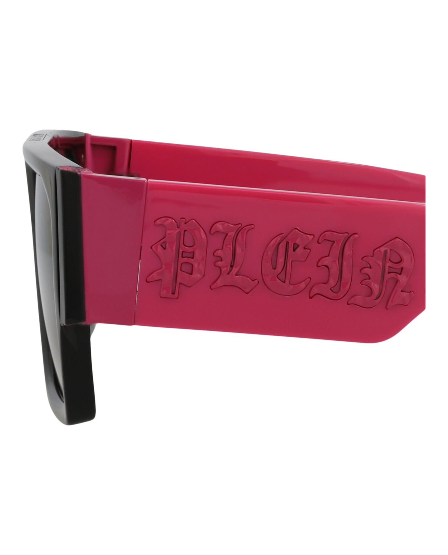 title:Philipp Plein Novelty Sunglasses Style #SPP094M-54700F;color:Black Pink Smoke