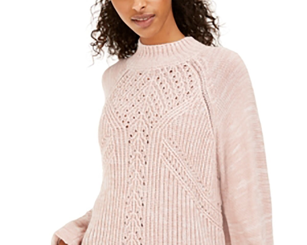 American Rag Juniors' Balloon-Sleeve Sweater Pink