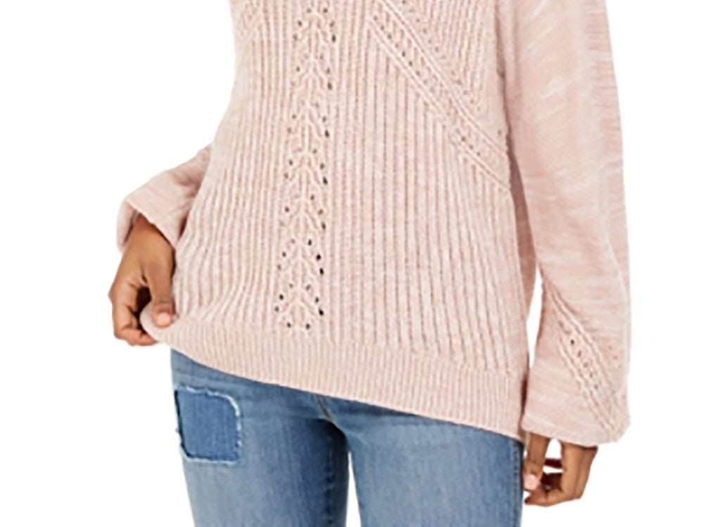 American Rag Juniors' Balloon-Sleeve Sweater Pink