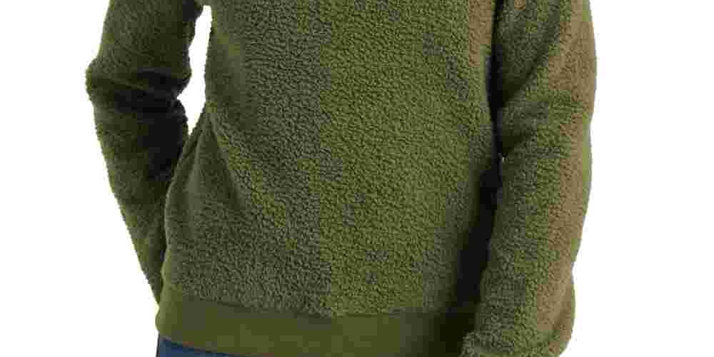 Lucky Brand Women's Long Sleeve Crew Neck Sweater Green Size X-Small