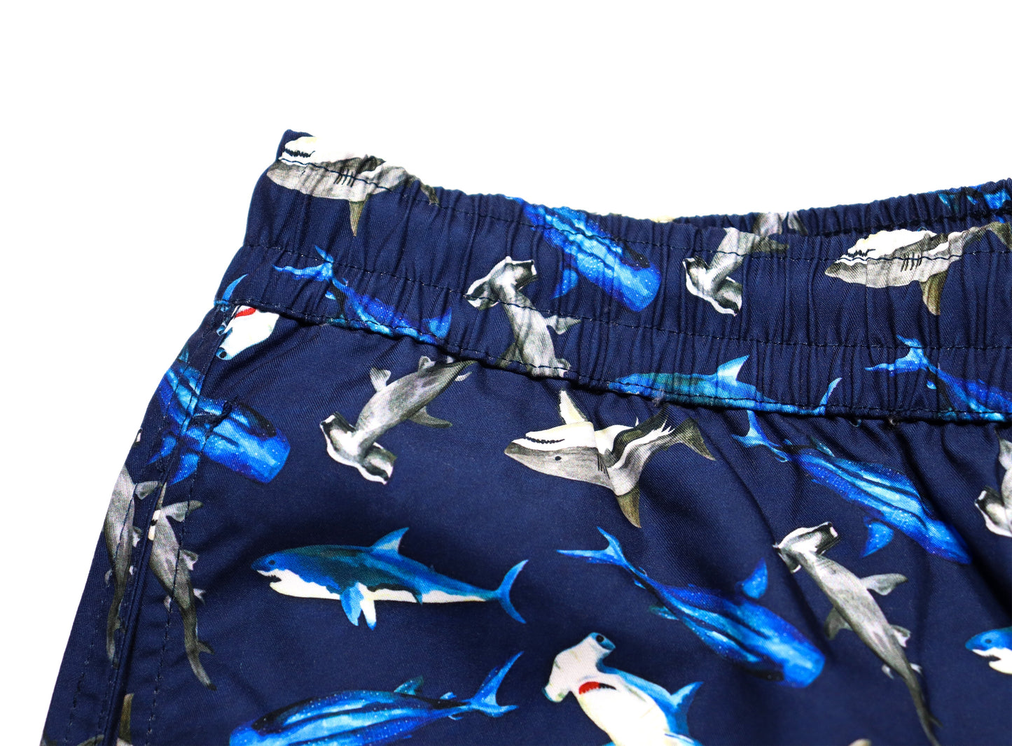 Navy Shark Swim Shorts