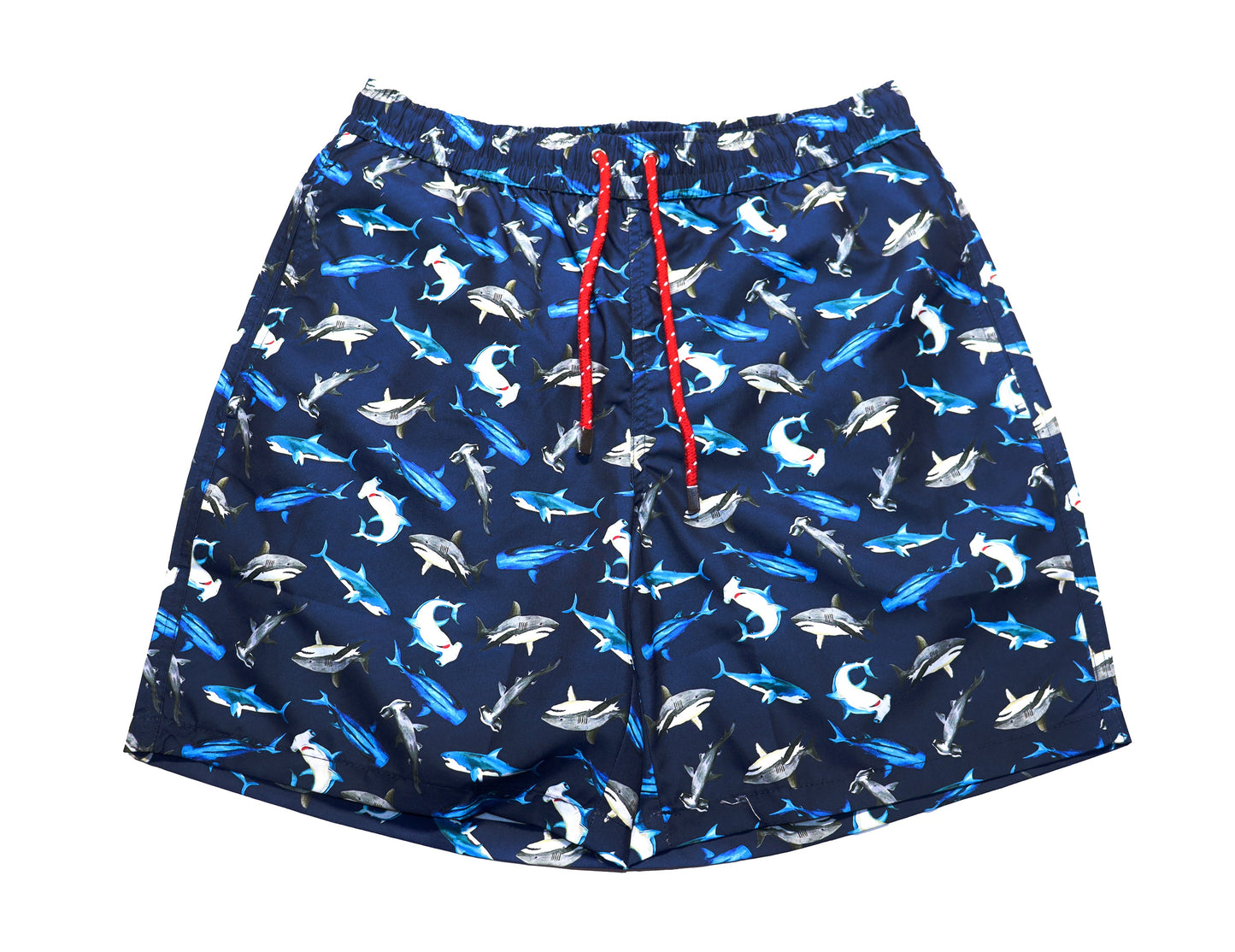 Navy Shark Swim Shorts