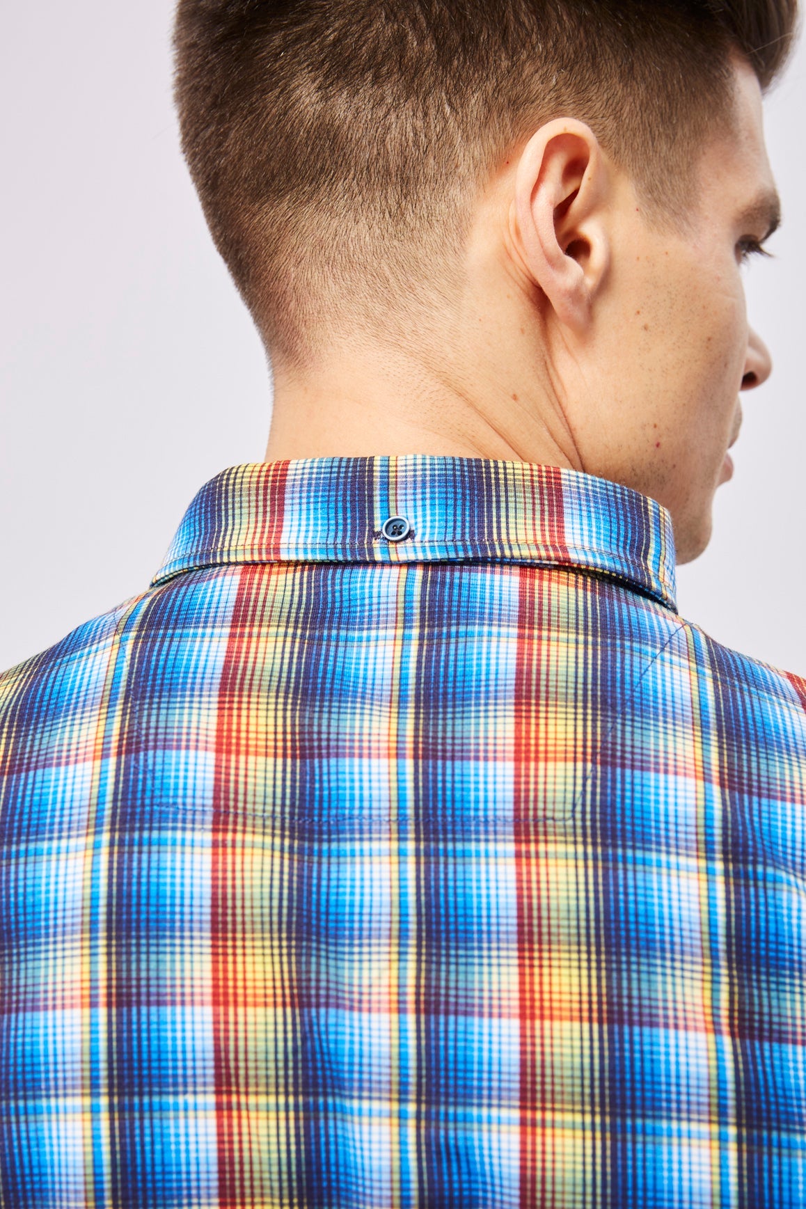 Leo Multicolor Plaid Polo