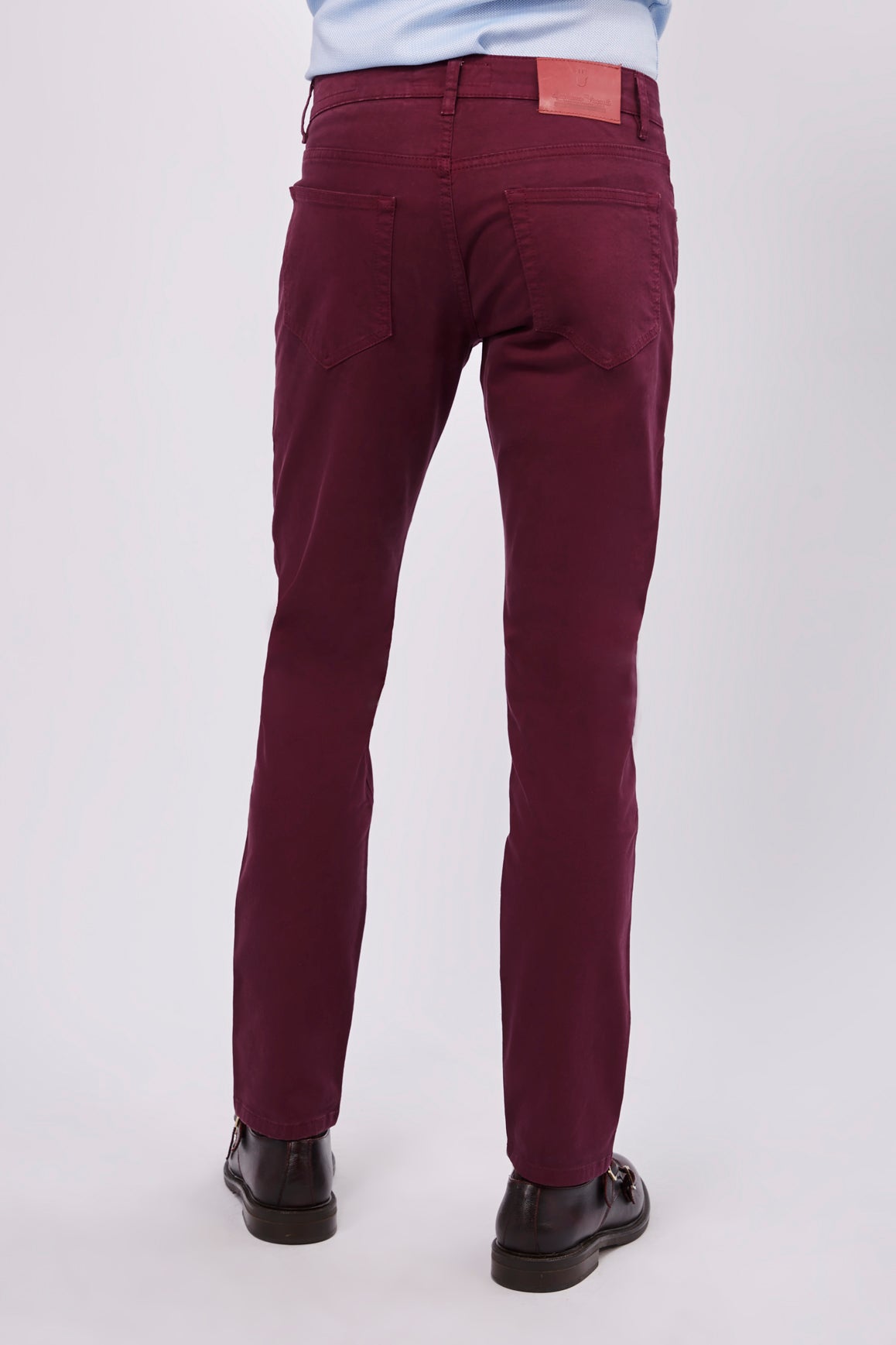 Dark Burgundy Denim