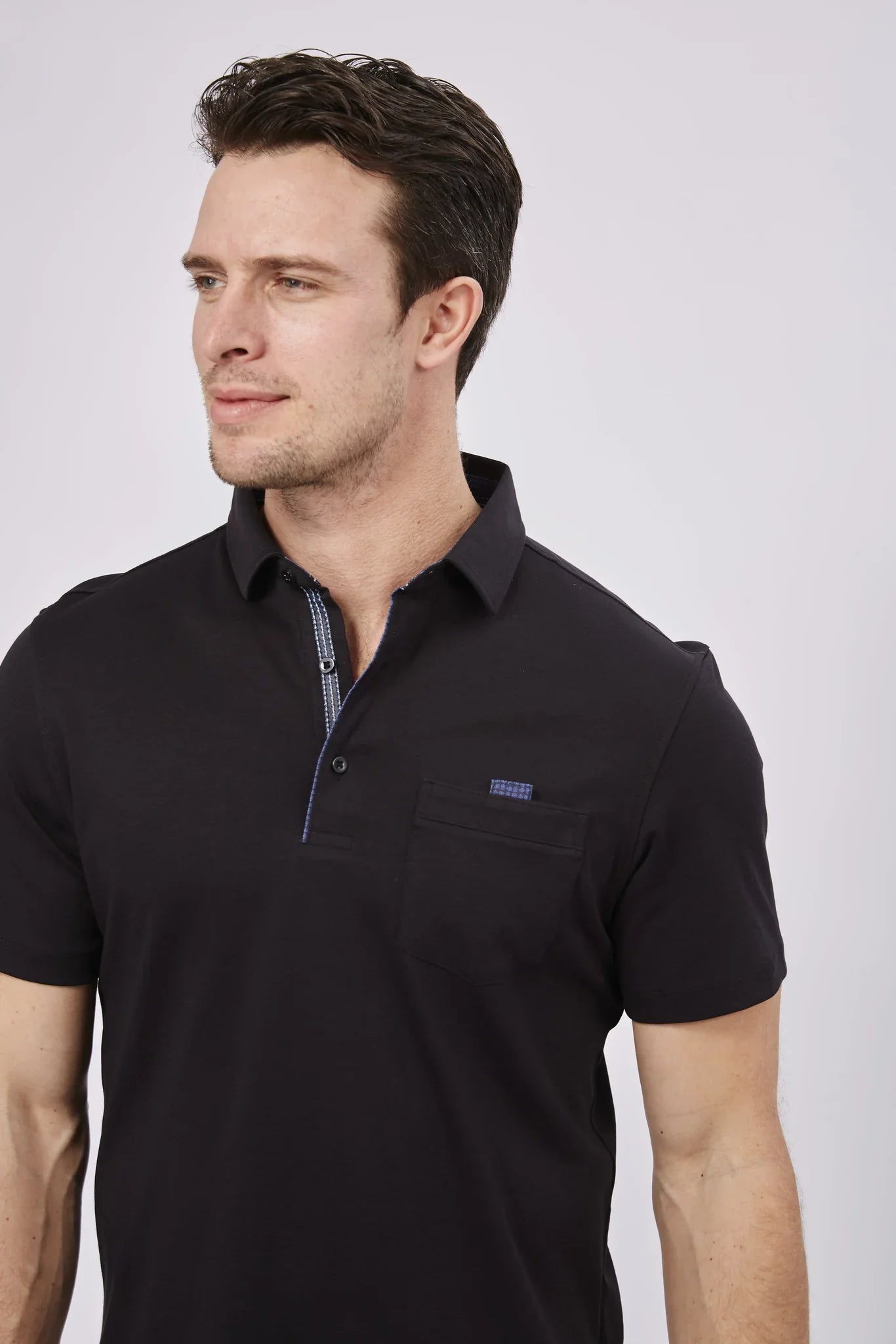 Max Colton Black Polo