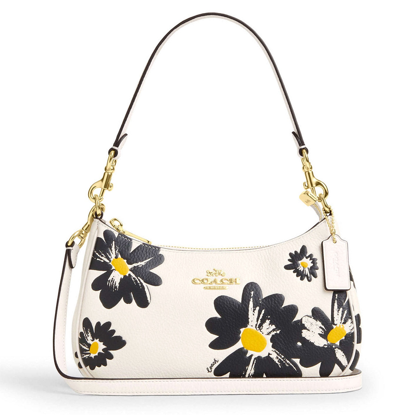 title:Coach Women's Teri Shoulder Bag With Floral Print;color:Chalk Multi